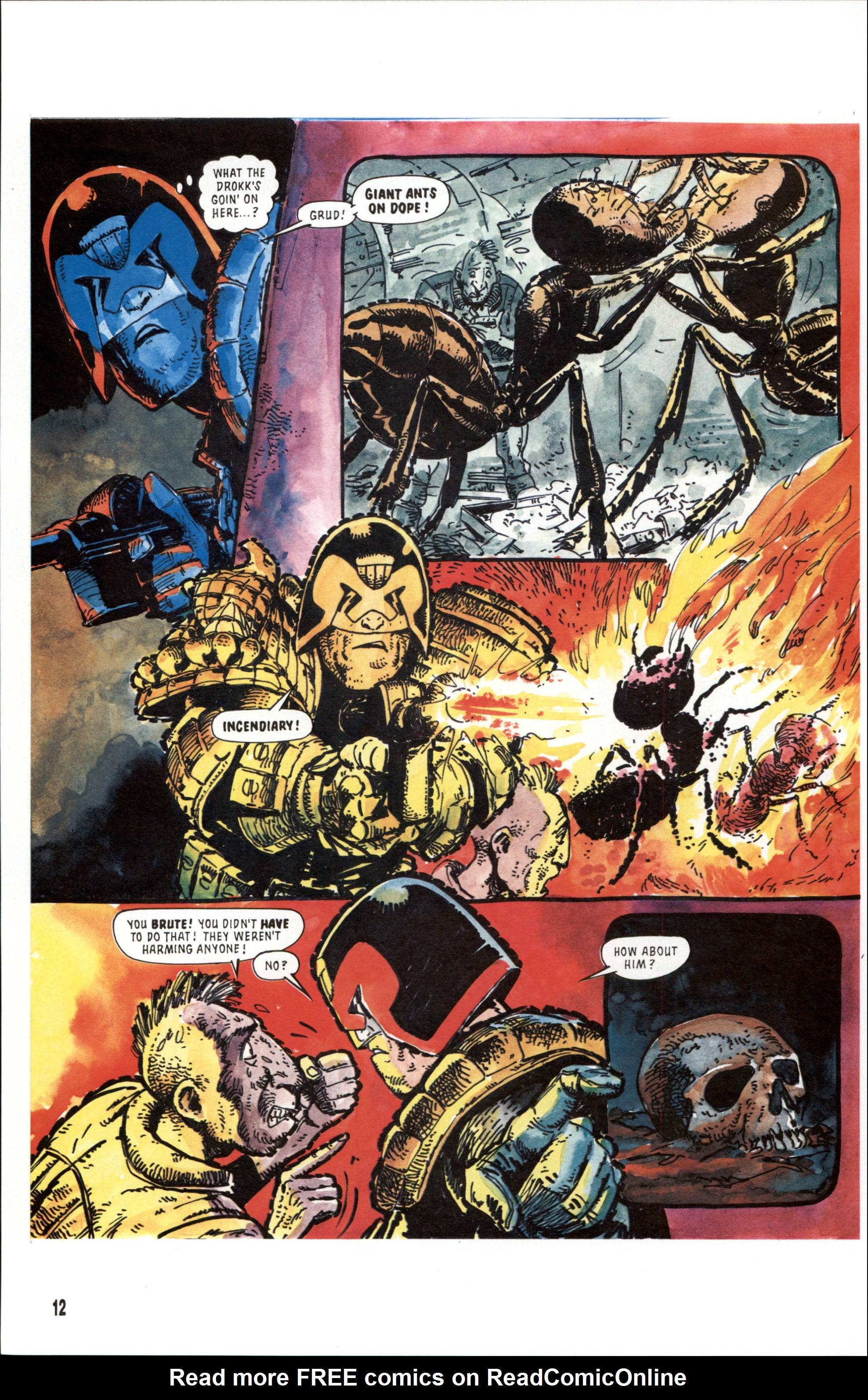 Read online Dredd Rules! comic -  Issue #8 - 14