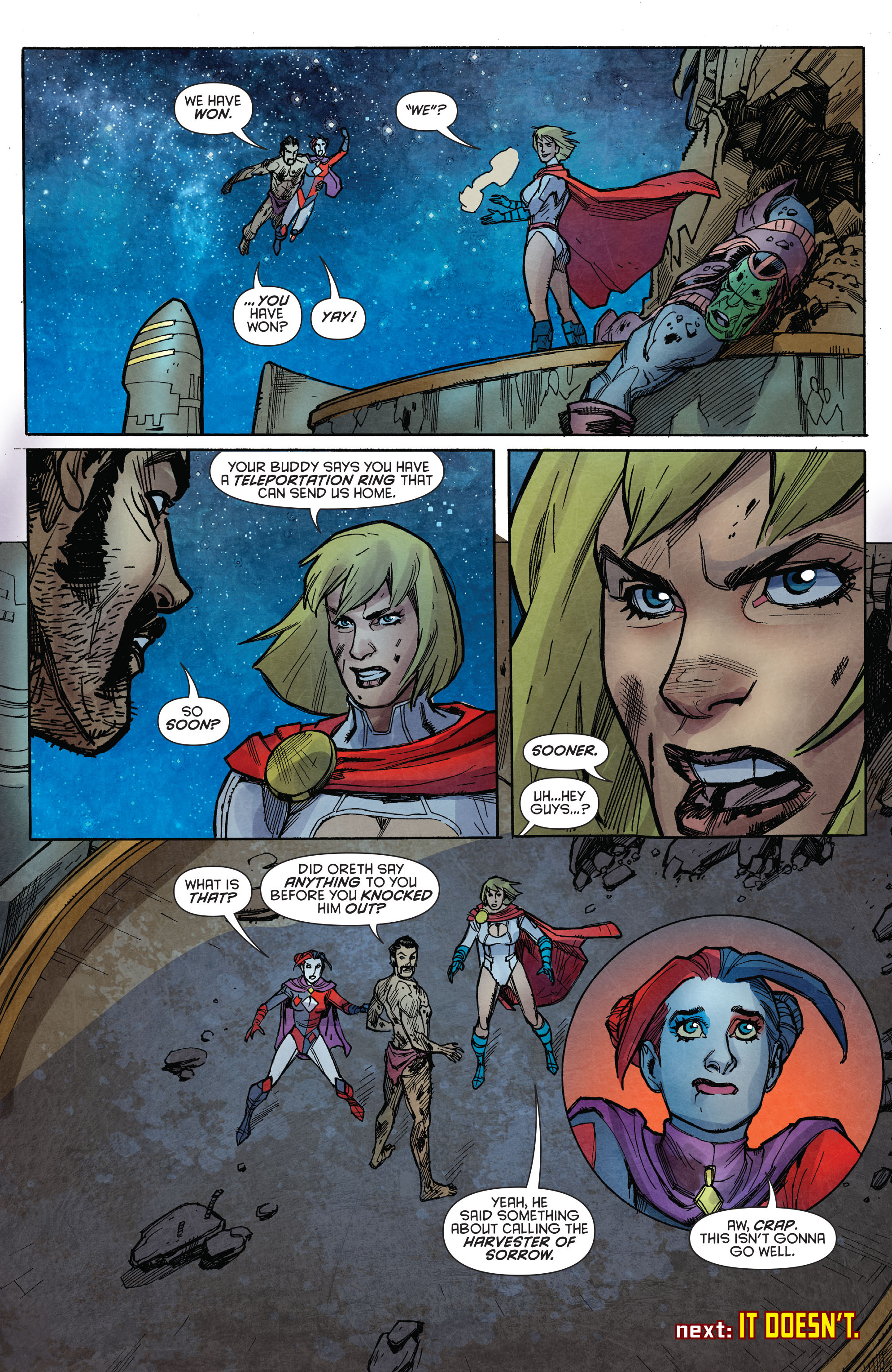 Read online Harley Quinn and Power Girl comic -  Issue #4 - 22