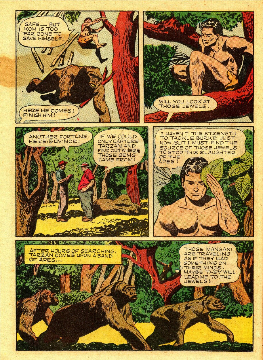 Read online Tarzan (1948) comic -  Issue #46 - 34