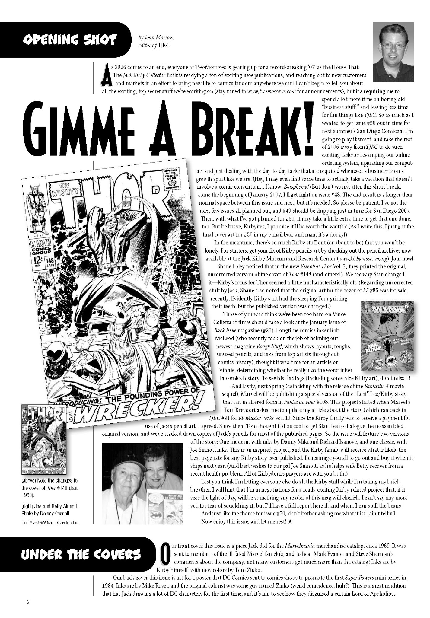 Read online The Jack Kirby Collector comic -  Issue #47 - 4
