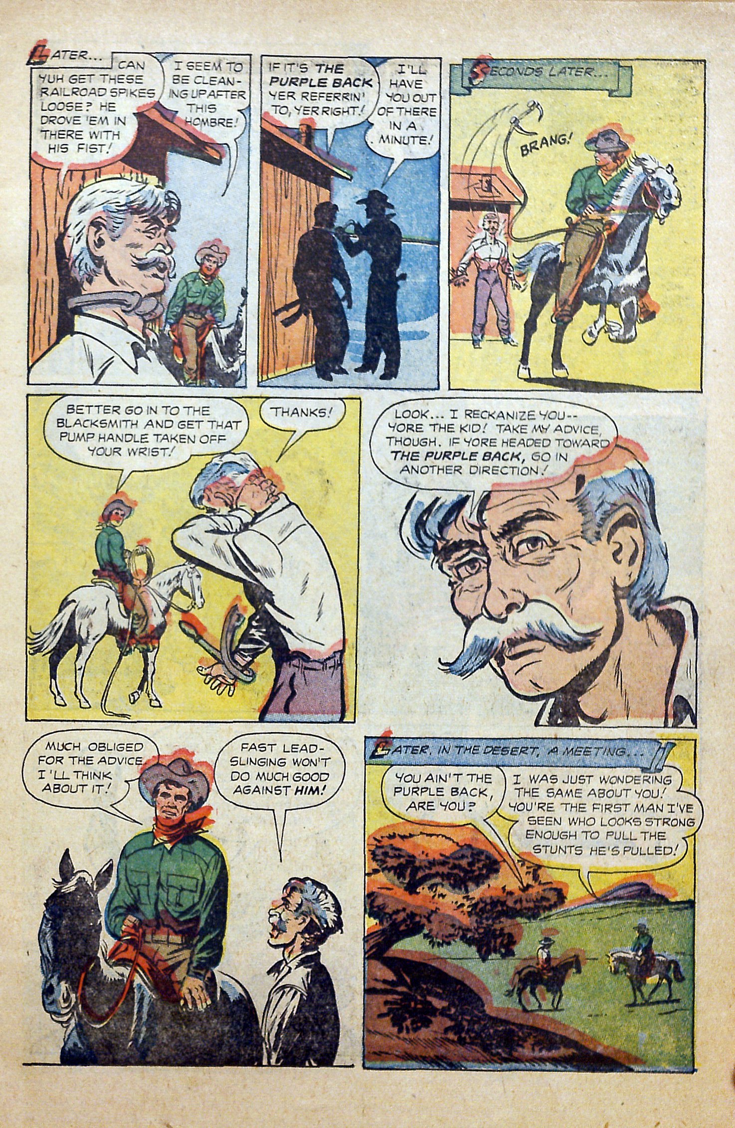 Read online Billy the Kid Adventure Magazine comic -  Issue #9 - 13