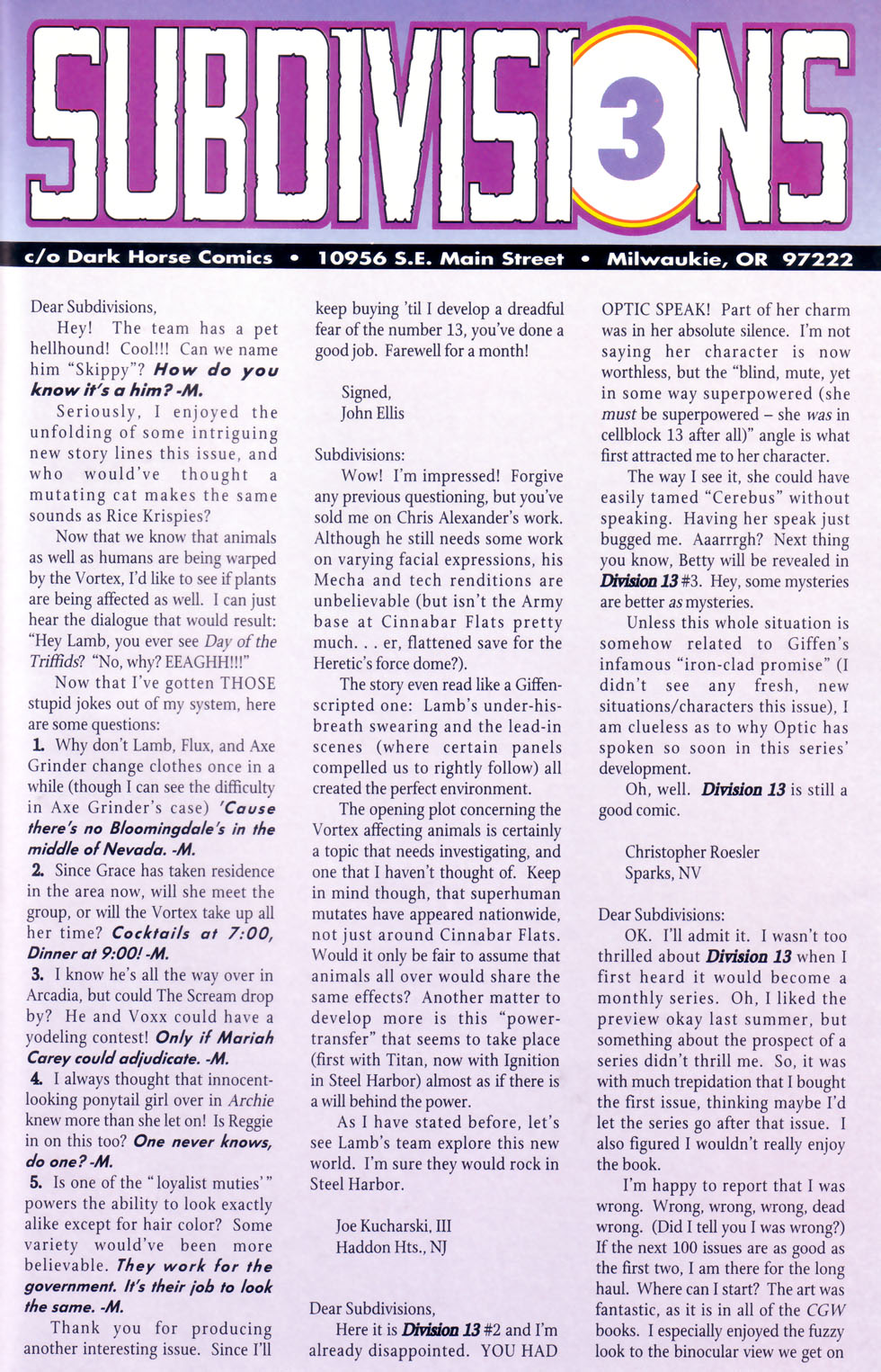 Read online Division 13 comic -  Issue #3 - 24