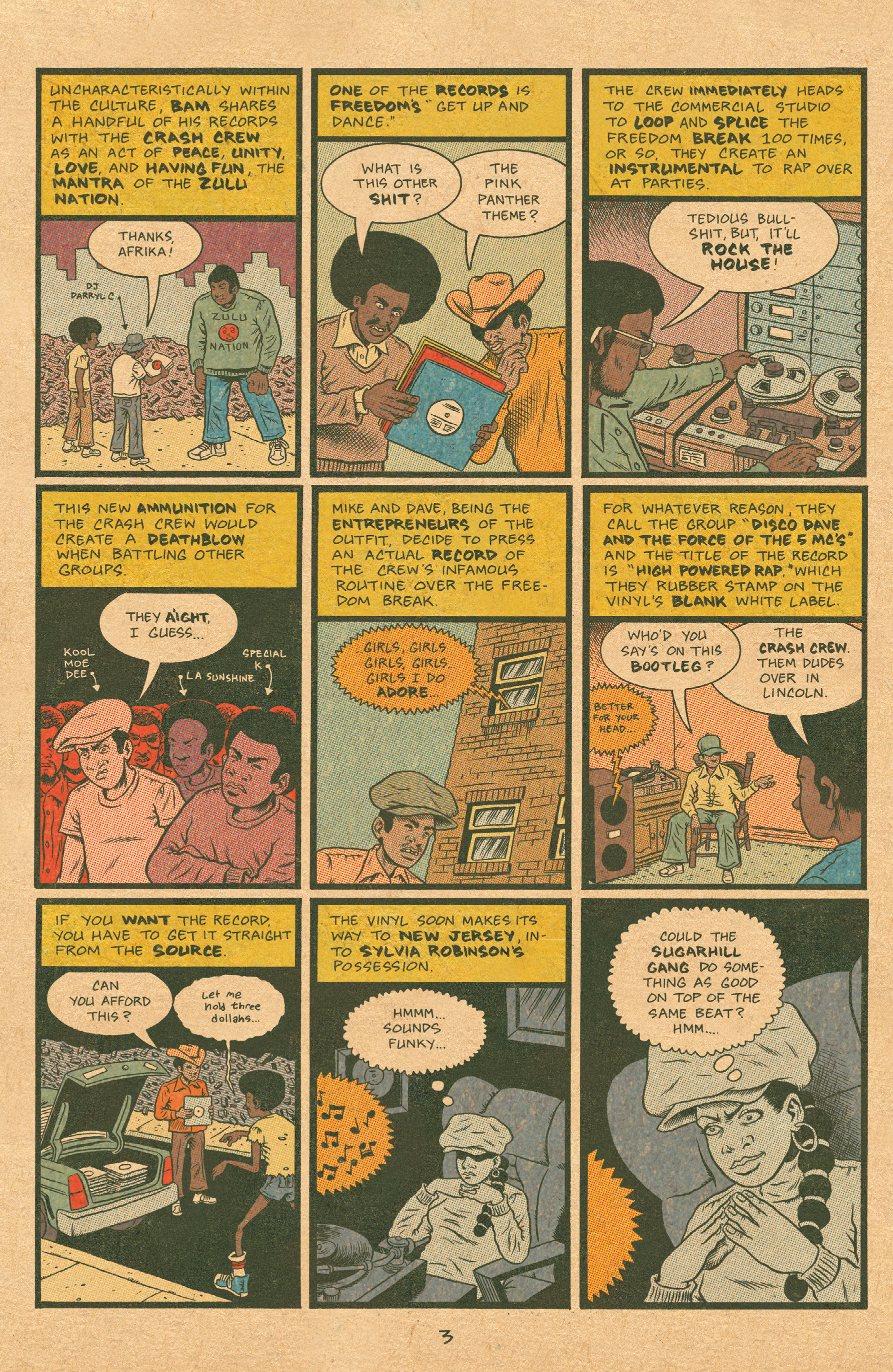 Read online Hip Hop Family Tree (2015) comic -  Issue #3 - 4