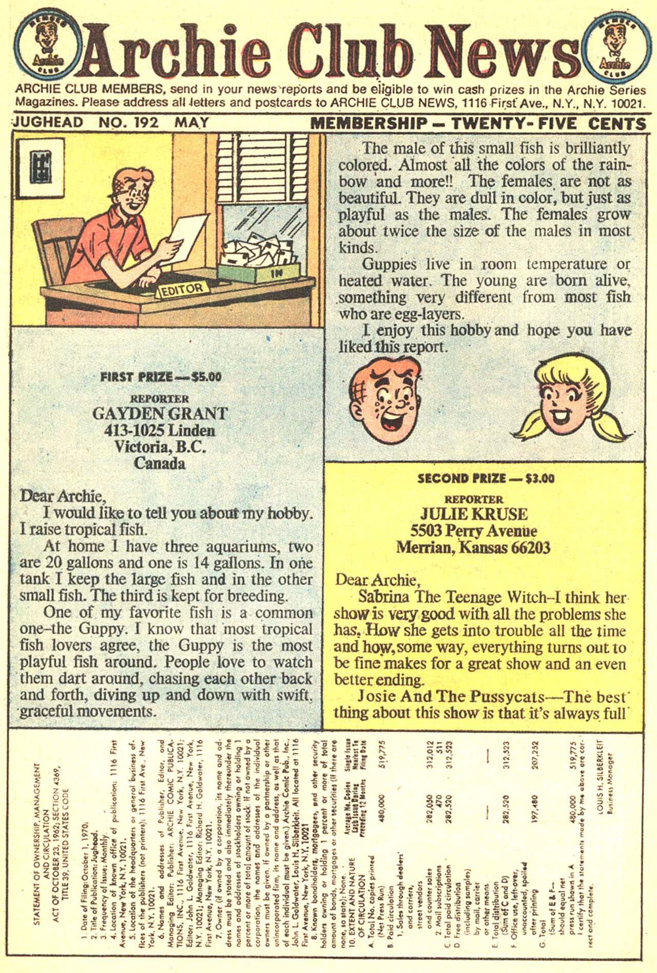 Read online Jughead (1965) comic -  Issue #192 - 10