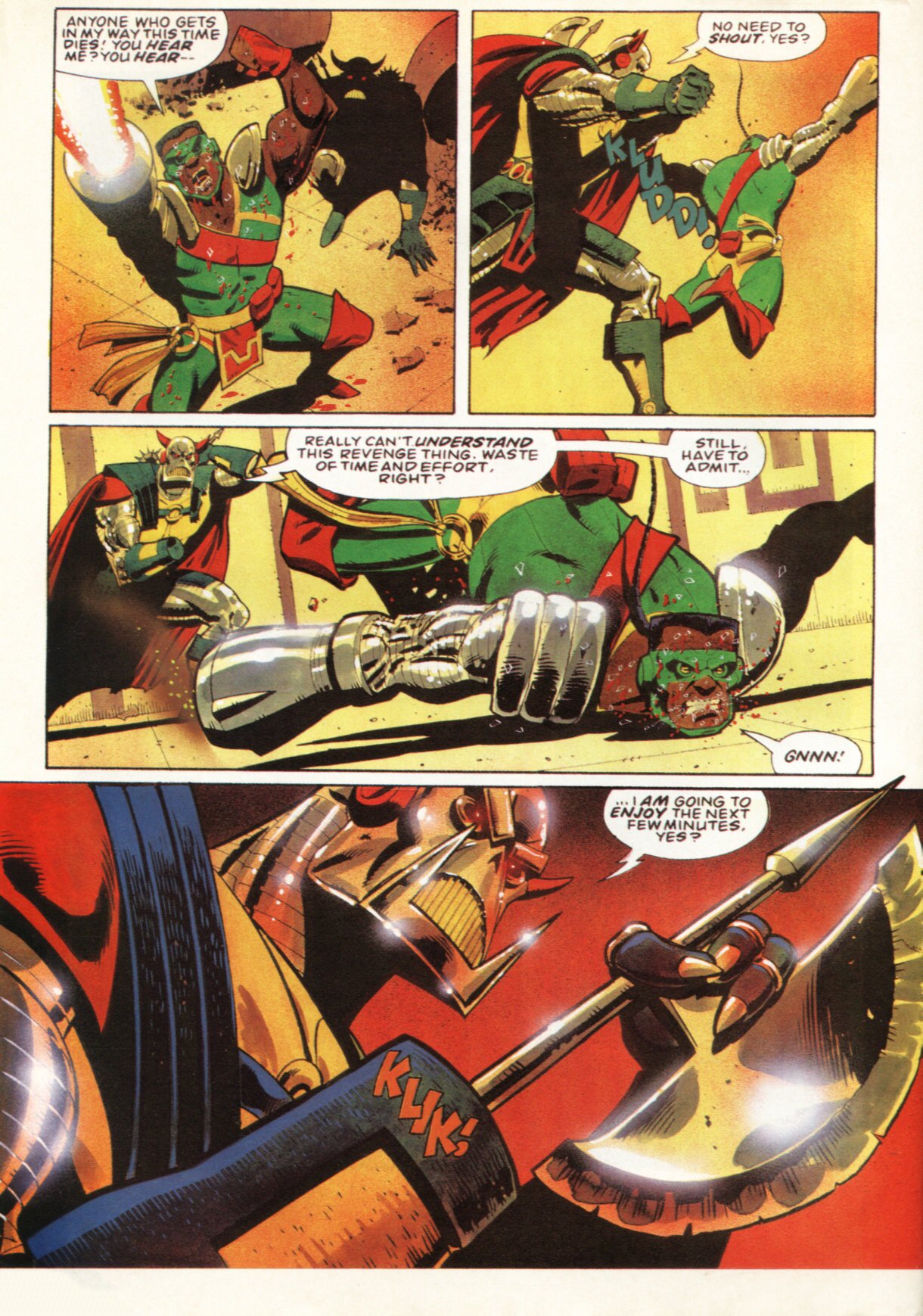 Read online Marvel Graphic Novel comic -  Issue #2 Death's Head - The Body In Question - 31