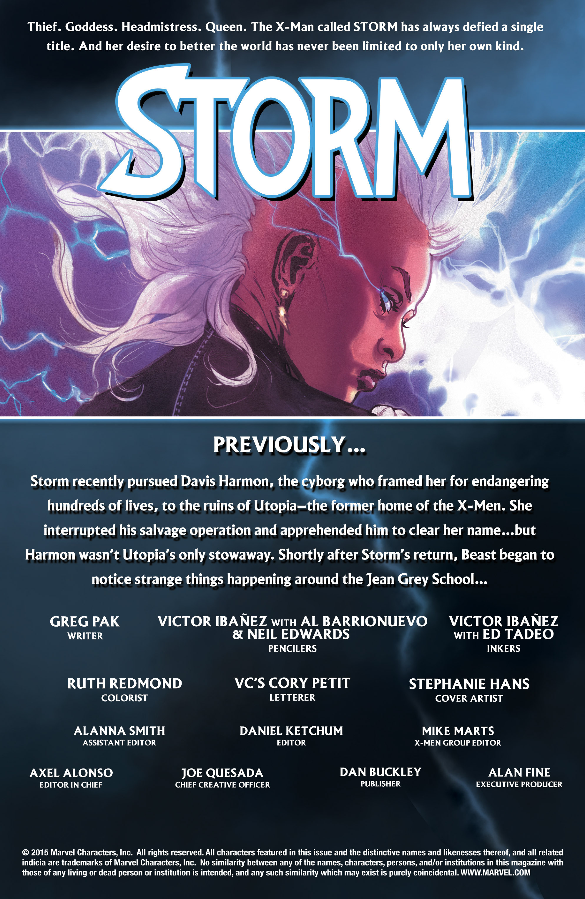 Read online Storm comic -  Issue #10 - 2