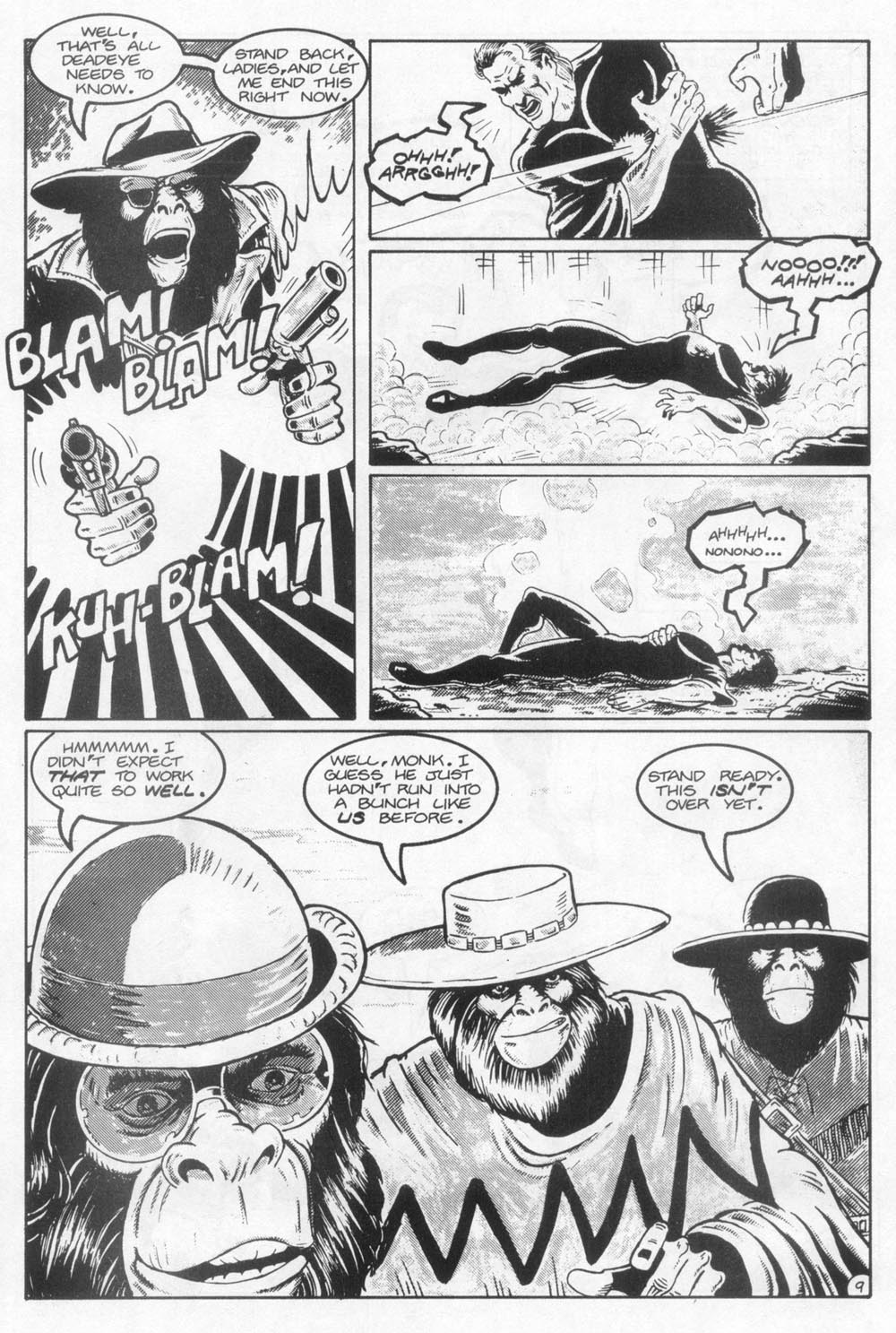 Read online Planet of the Apes (1990) comic -  Issue #22 - 11