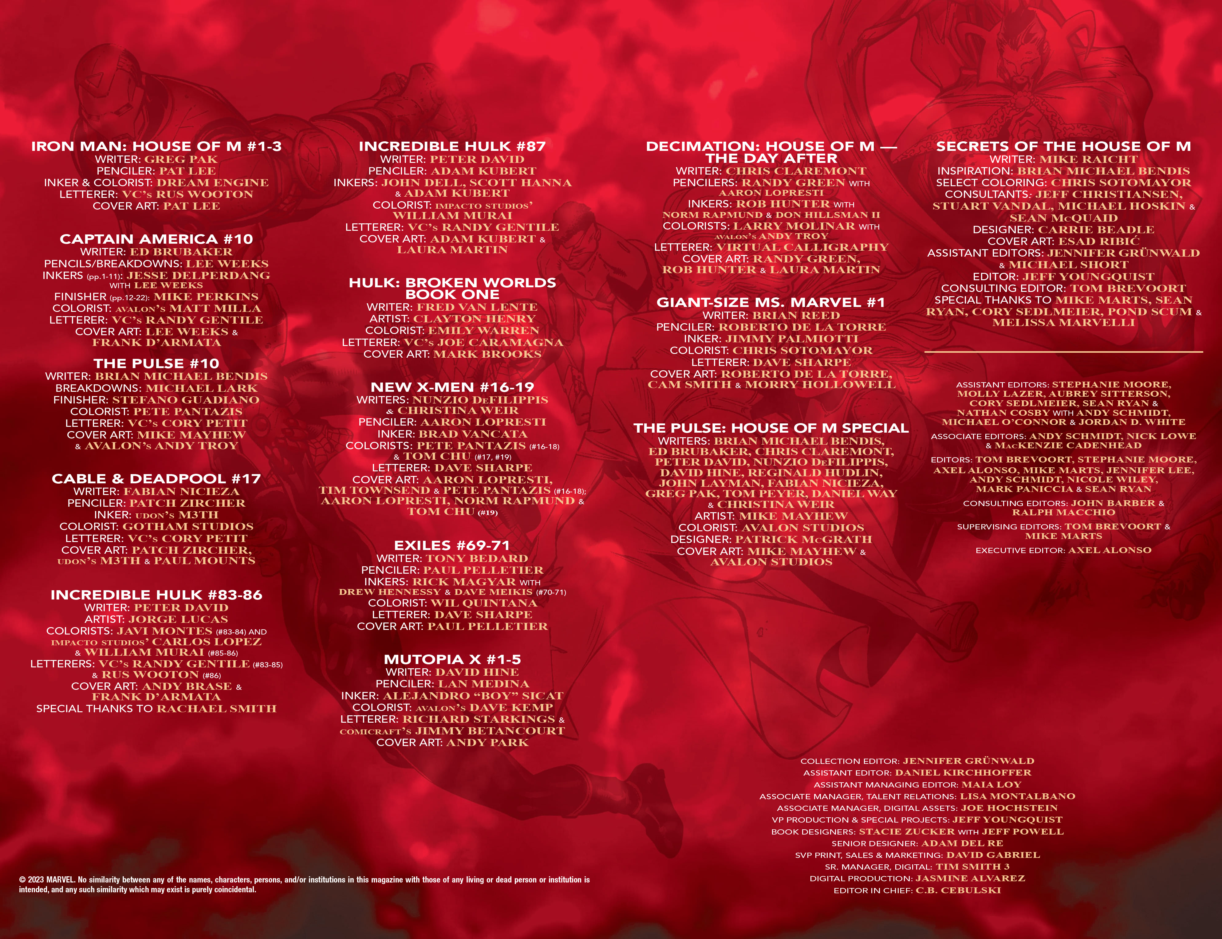 Read online House Of M Omnibus comic -  Issue # TPB (Part 1) - 4