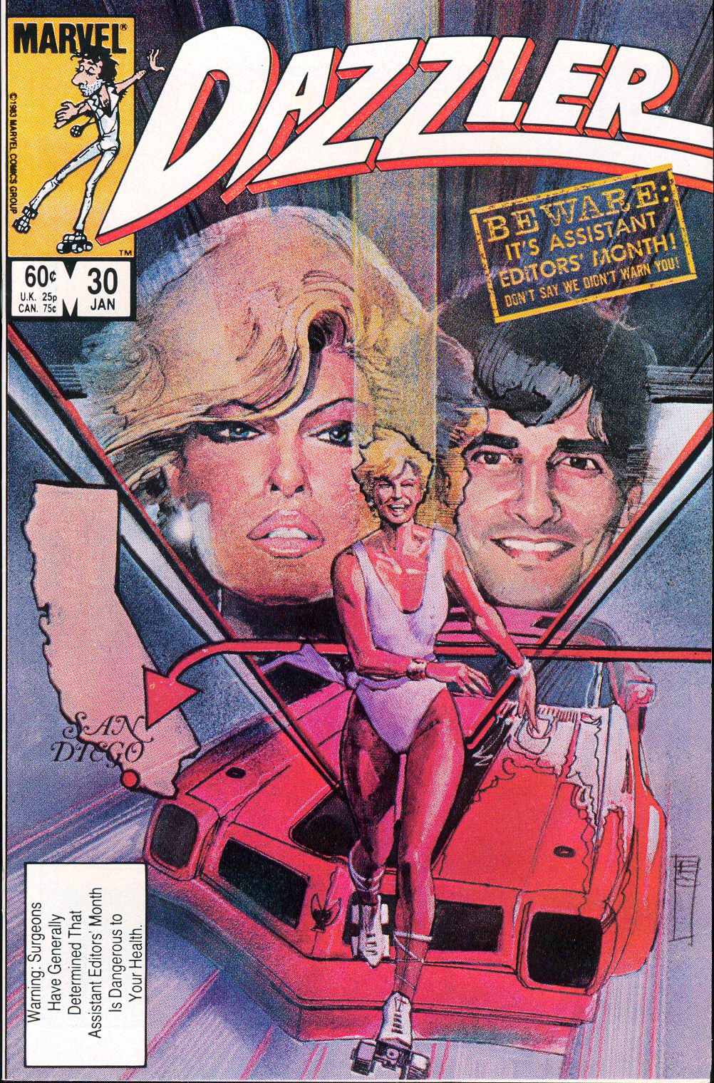 Read online Dazzler (1981) comic -  Issue #30 - 1