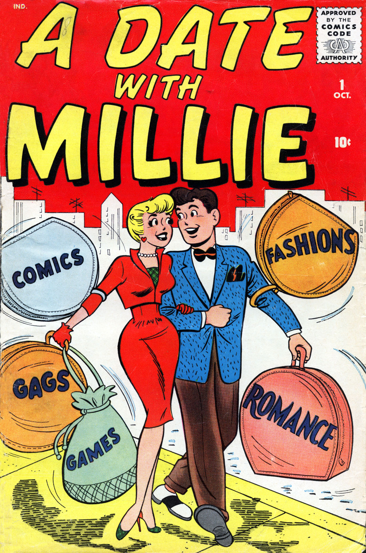 Read online A Date with Millie (1959) comic -  Issue #1 - 1