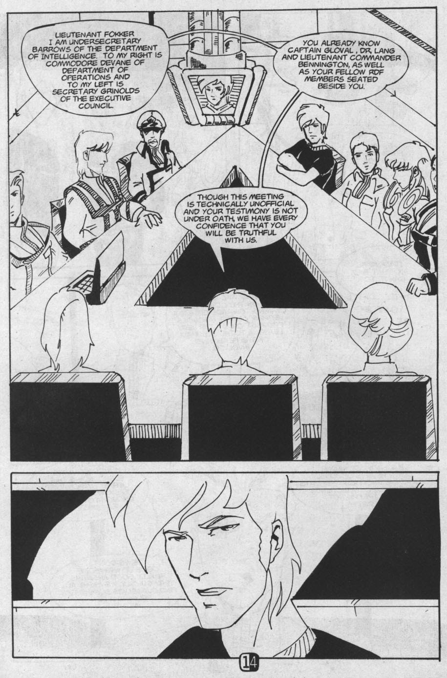 Read online Robotech Academy Blues comic -  Issue #4 - 16