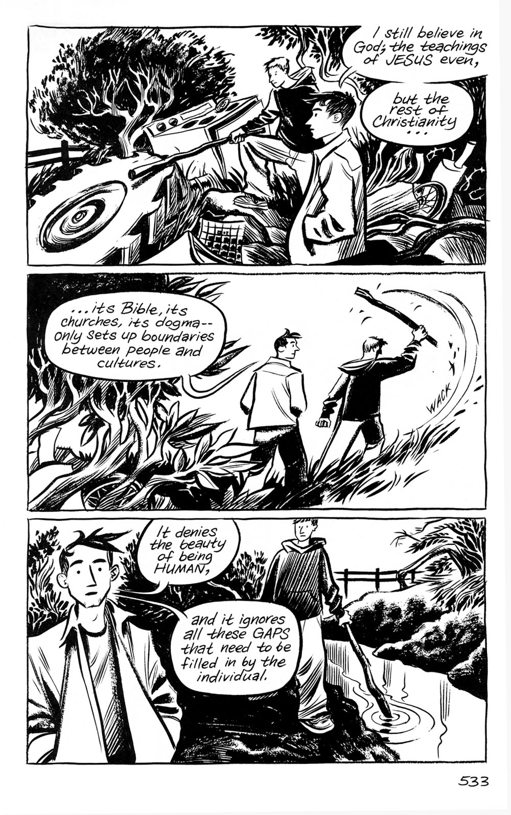 Read online Blankets comic -  Issue #3 - 157