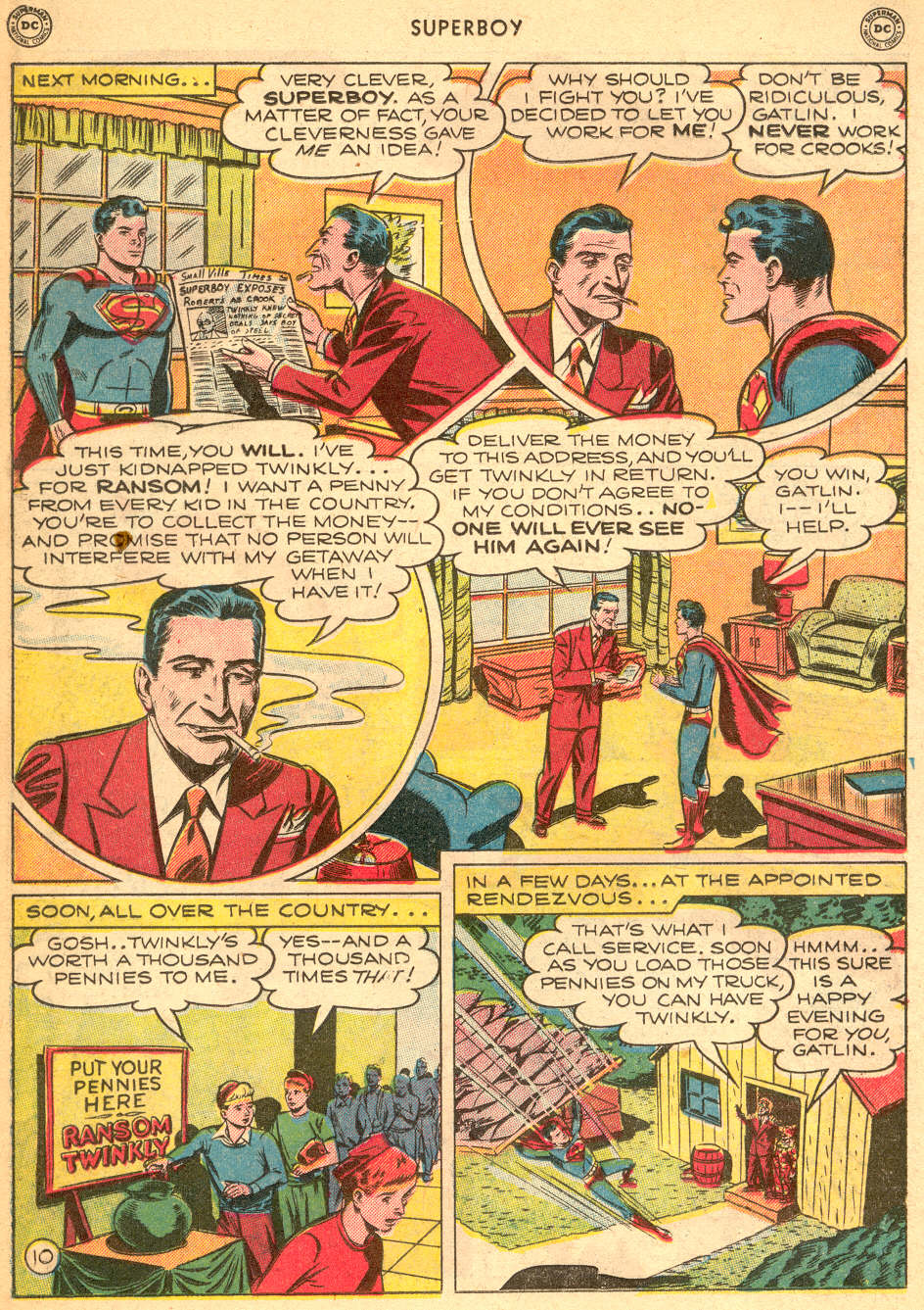 Read online Superboy (1949) comic -  Issue #12 - 23