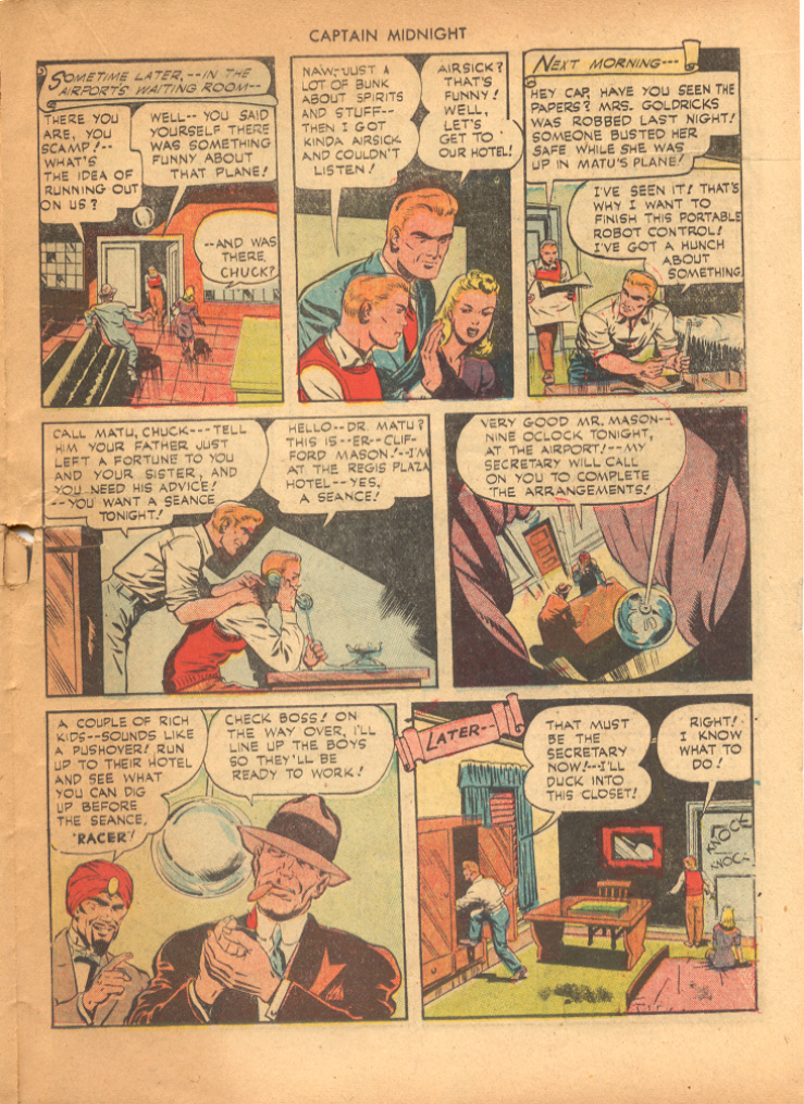Read online Captain Midnight (1942) comic -  Issue #22 - 19