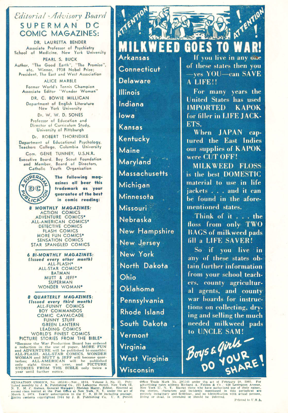 Read online Sensation (Mystery) Comics comic -  Issue #35 - 2