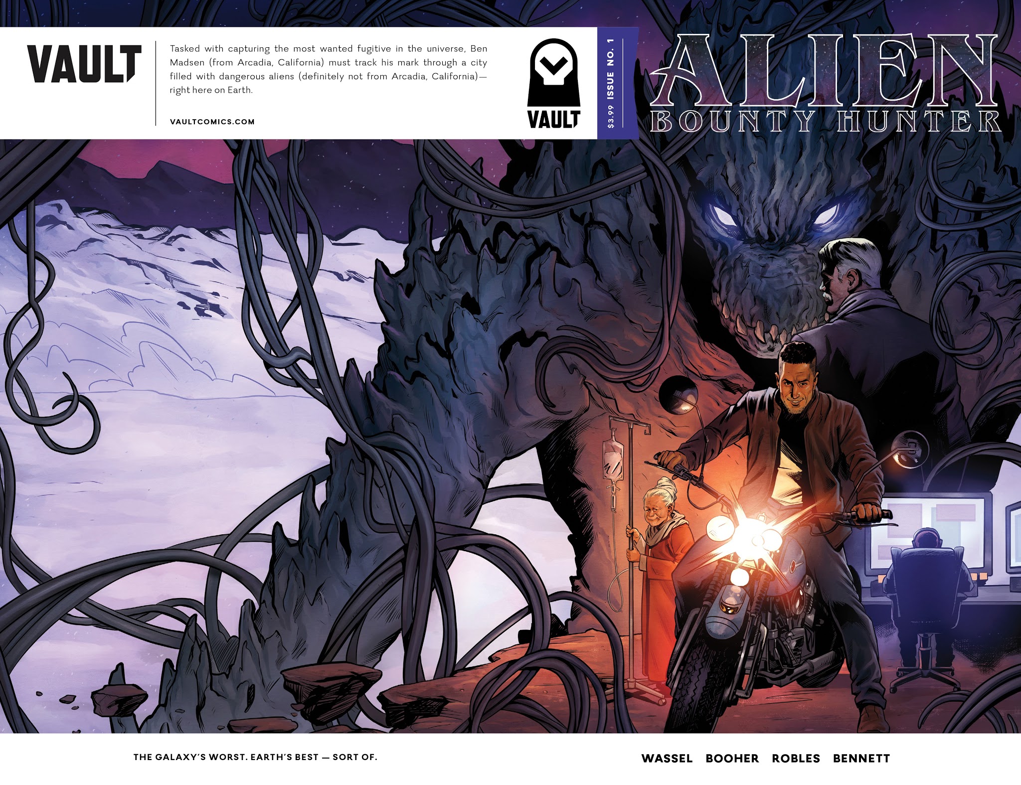 Read online Alien Bounty Hunter comic -  Issue #1 - 1