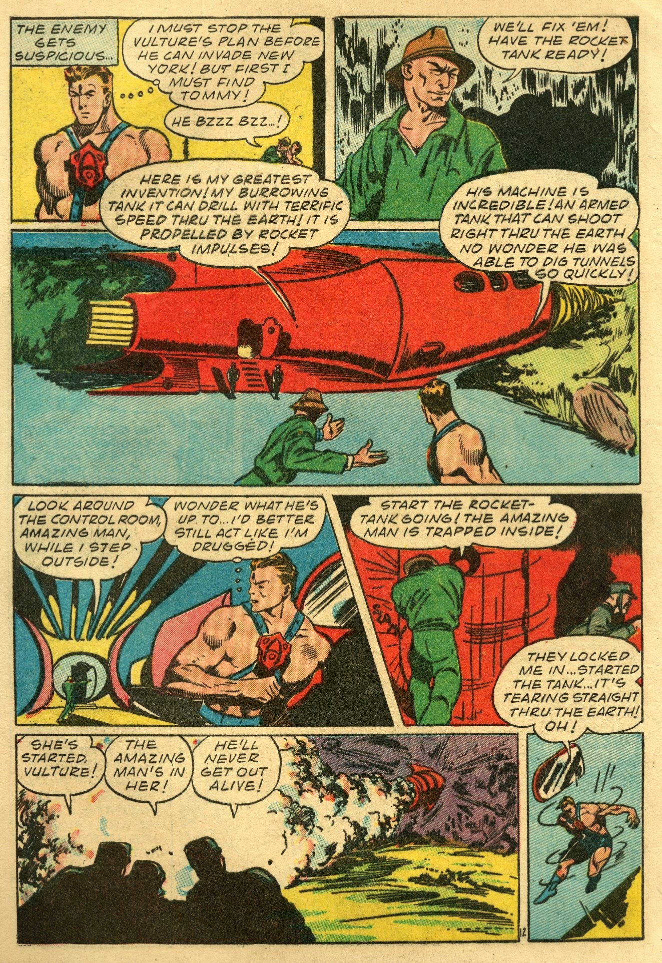 Read online Amazing Man Comics comic -  Issue #24 - 14