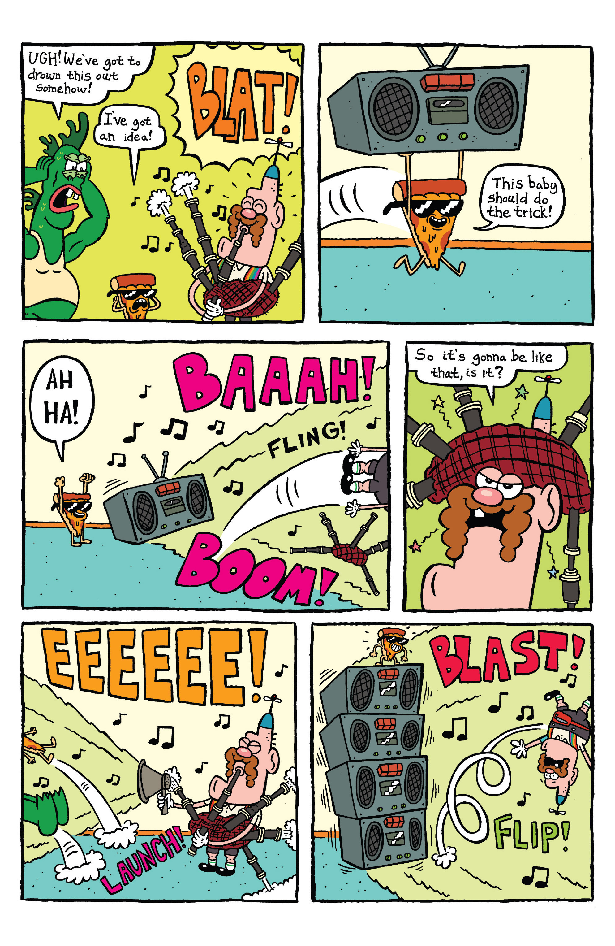 Read online Uncle Grandpa: Pizza Steve Special comic -  Issue # Full - 22