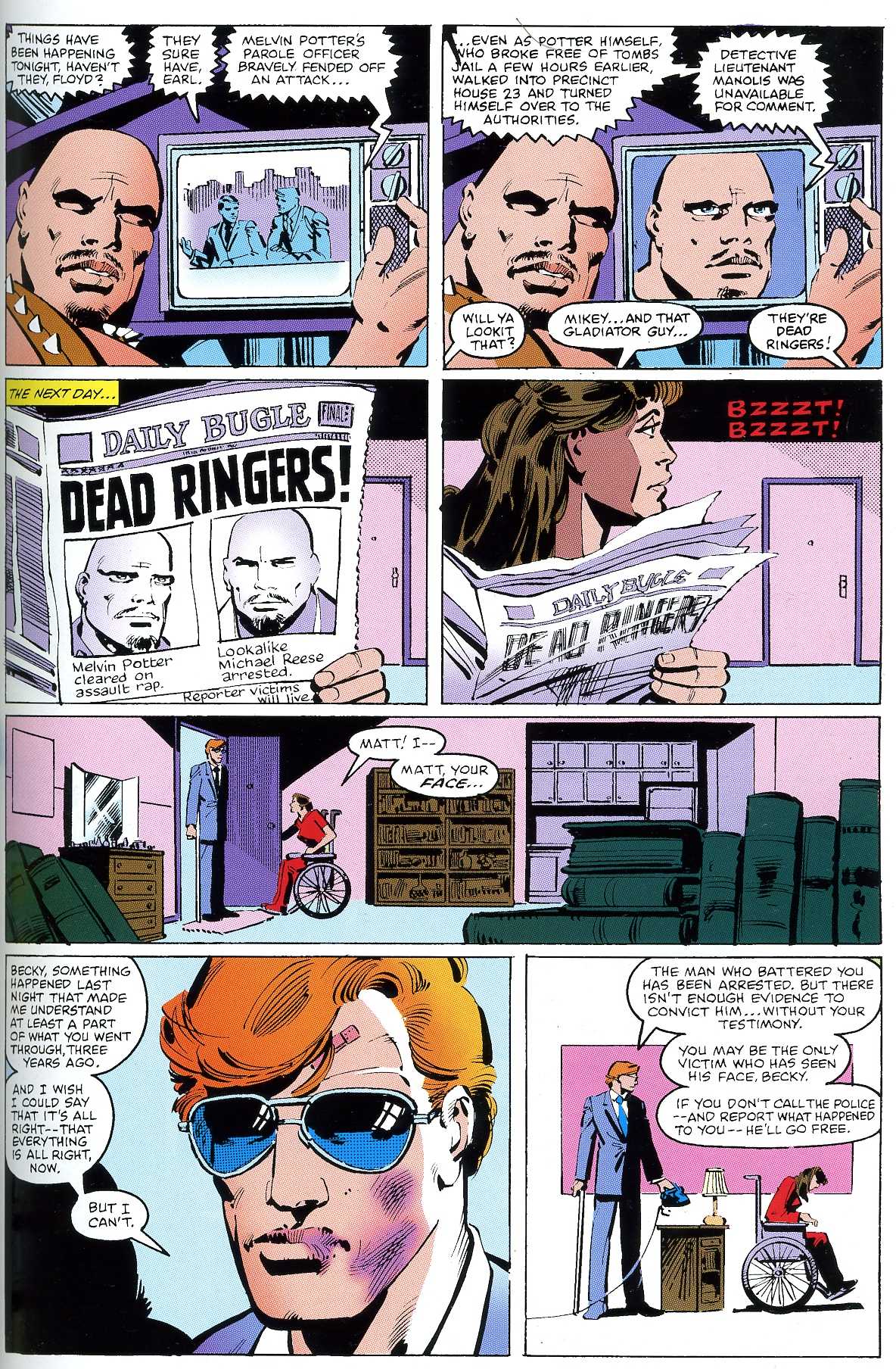 Read online Daredevil Visionaries: Frank Miller comic -  Issue # TPB 2 - 139