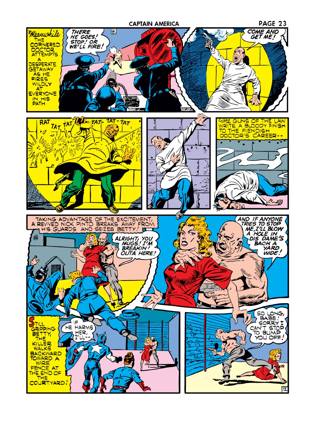 Read online Captain America Comics comic -  Issue #9 - 24