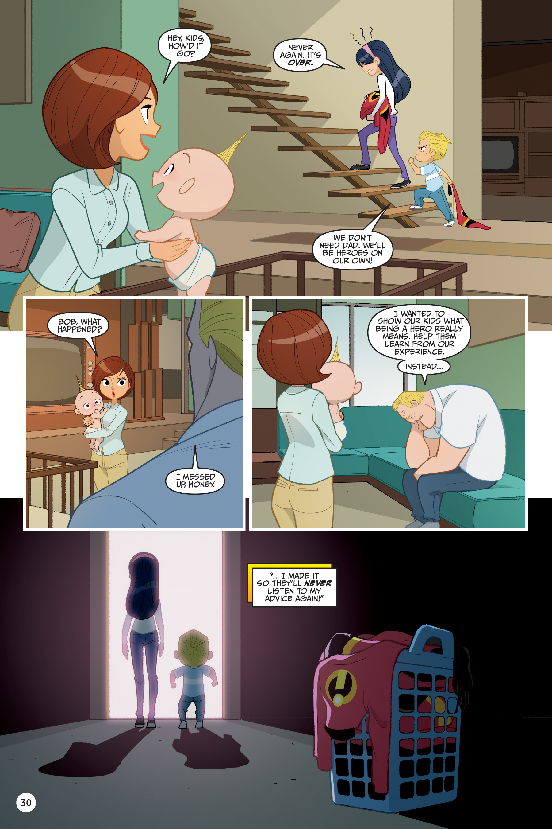 Read online Disney / Pixar The Incredibles 2: Crisis In Mid-Life! & Other Stories comic -  Issue # _TPB - 30