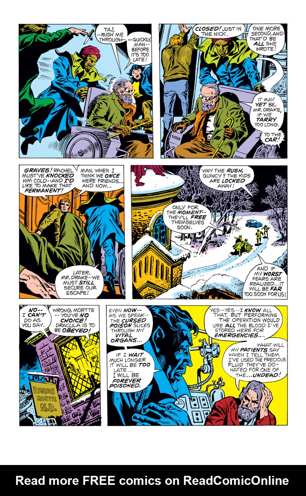 Read online Tomb of Dracula (1972) comic -  Issue #8 - 7