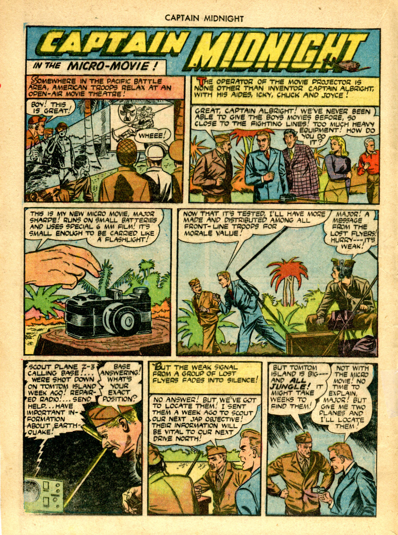 Read online Captain Midnight (1942) comic -  Issue #18 - 16