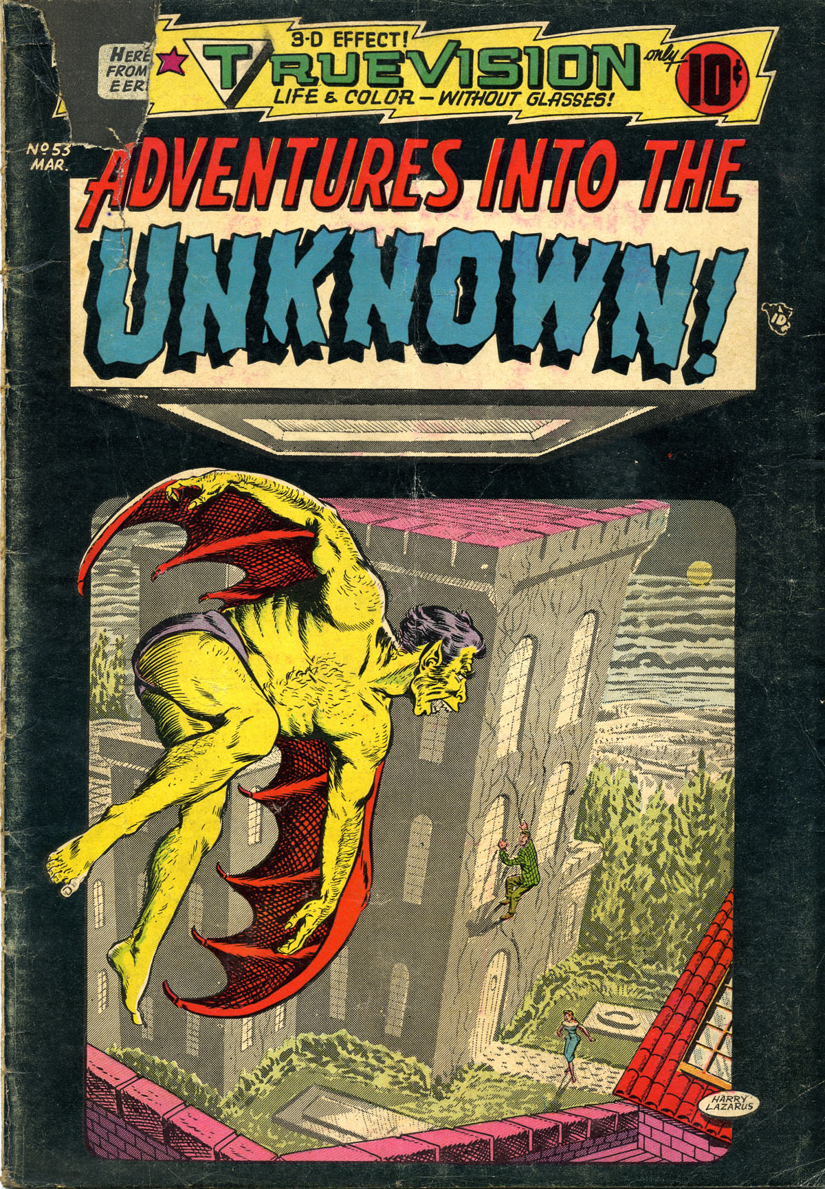 Read online Adventures Into The Unknown comic -  Issue #53 - 1