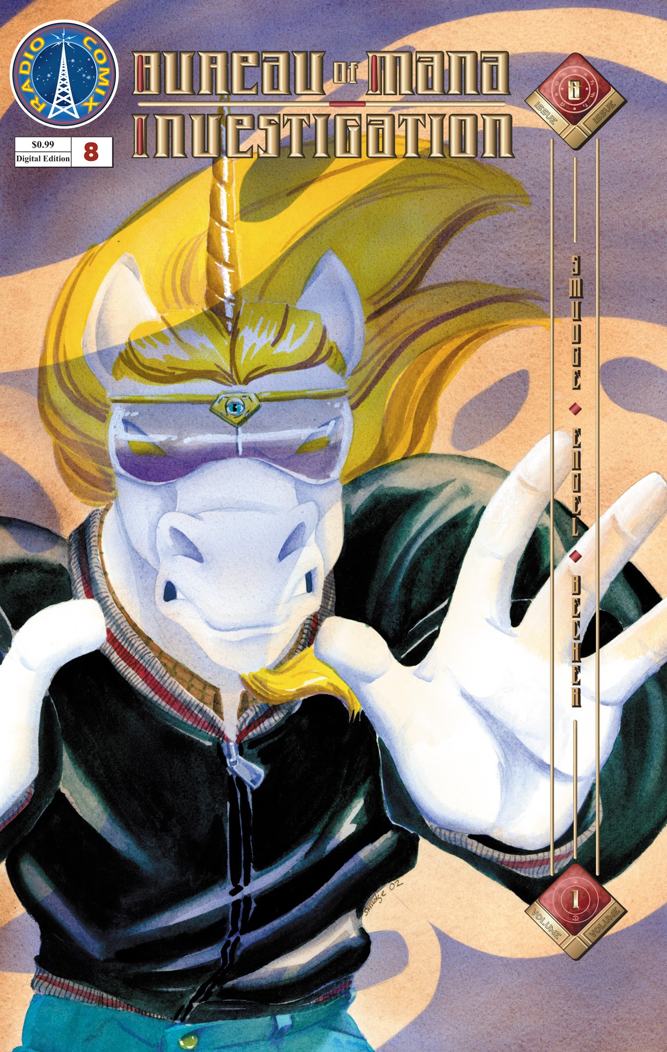 Read online Bureau of Mana Investigation comic -  Issue #8 - 1