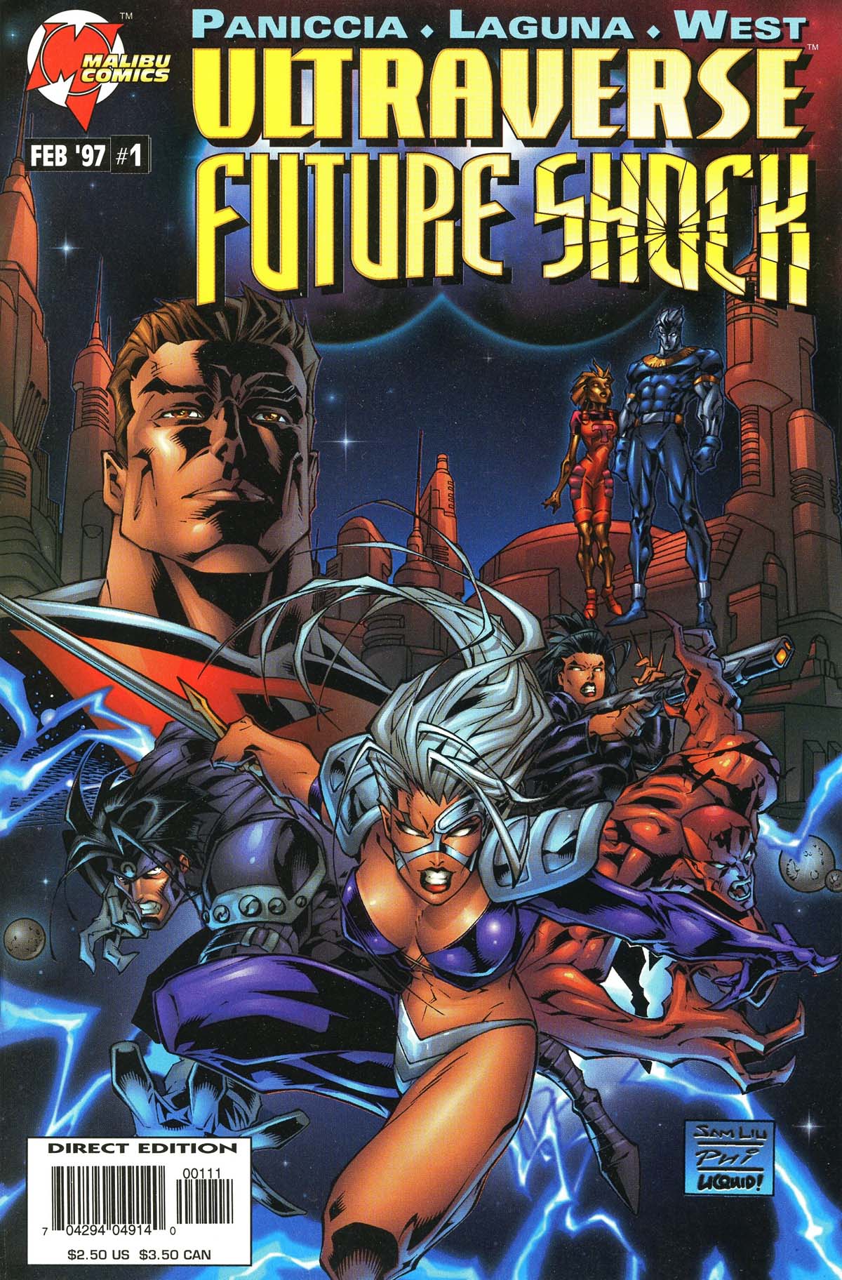 Read online Ultraverse: Future Shock comic -  Issue # Full - 1