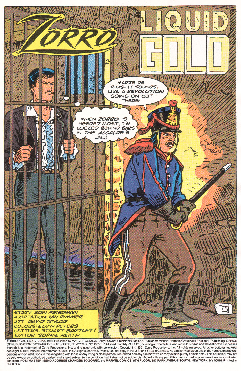 Read online Zorro (1990) comic -  Issue #7 - 3