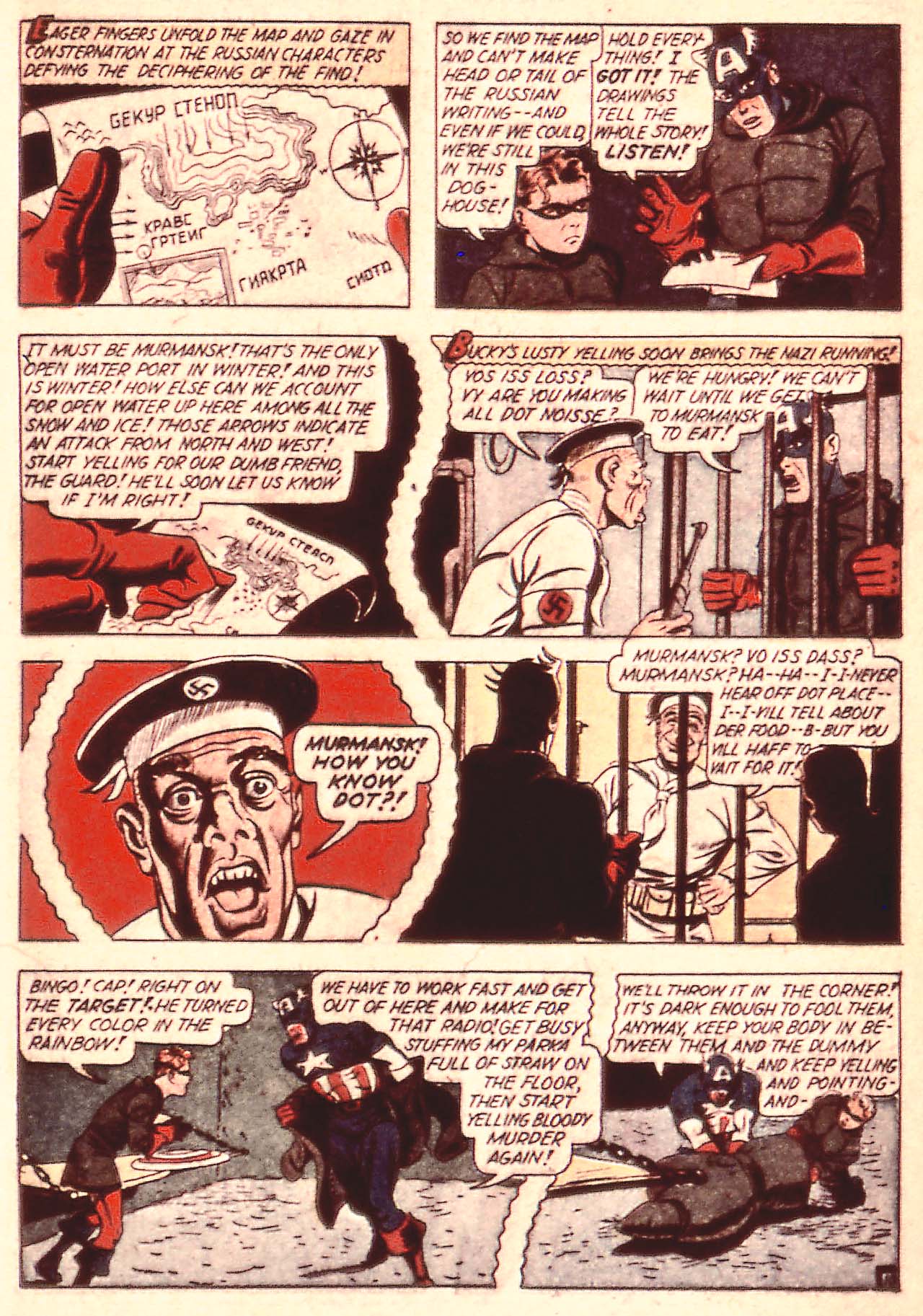 Read online Captain America Comics comic -  Issue #26 - 47