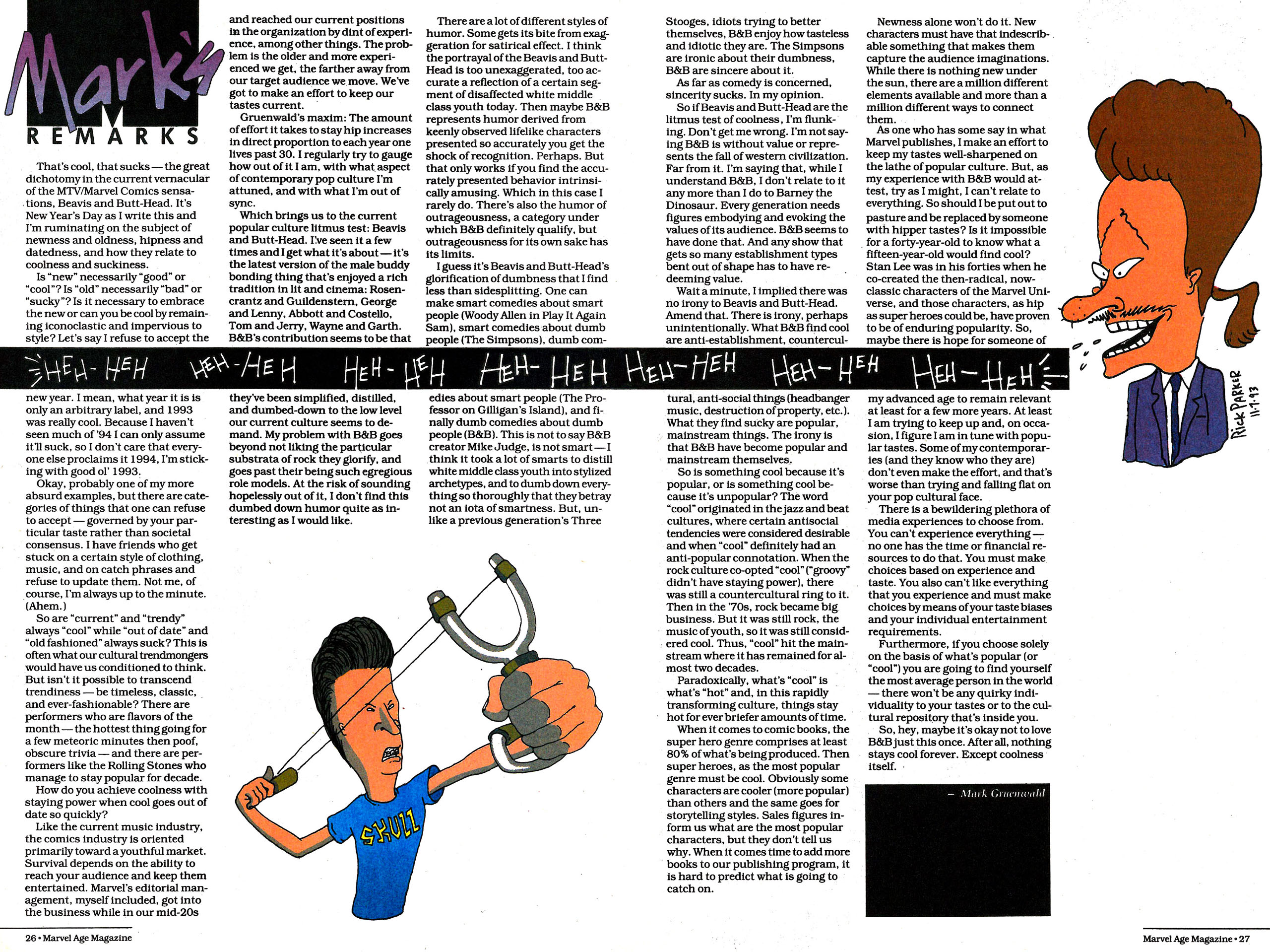 Read online Marvel Age comic -  Issue #135 - 25