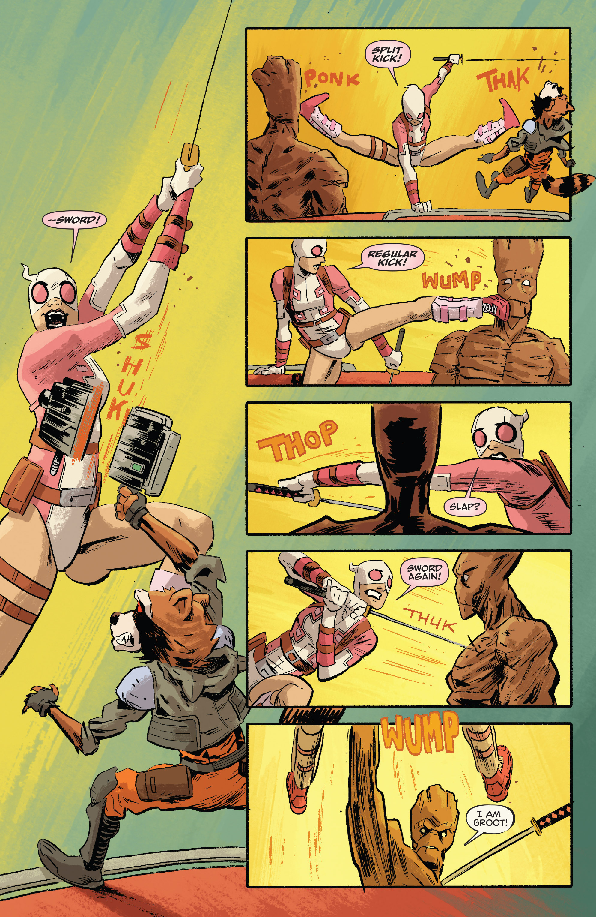 Read online Rocket Raccoon & Groot comic -  Issue #8 - 13
