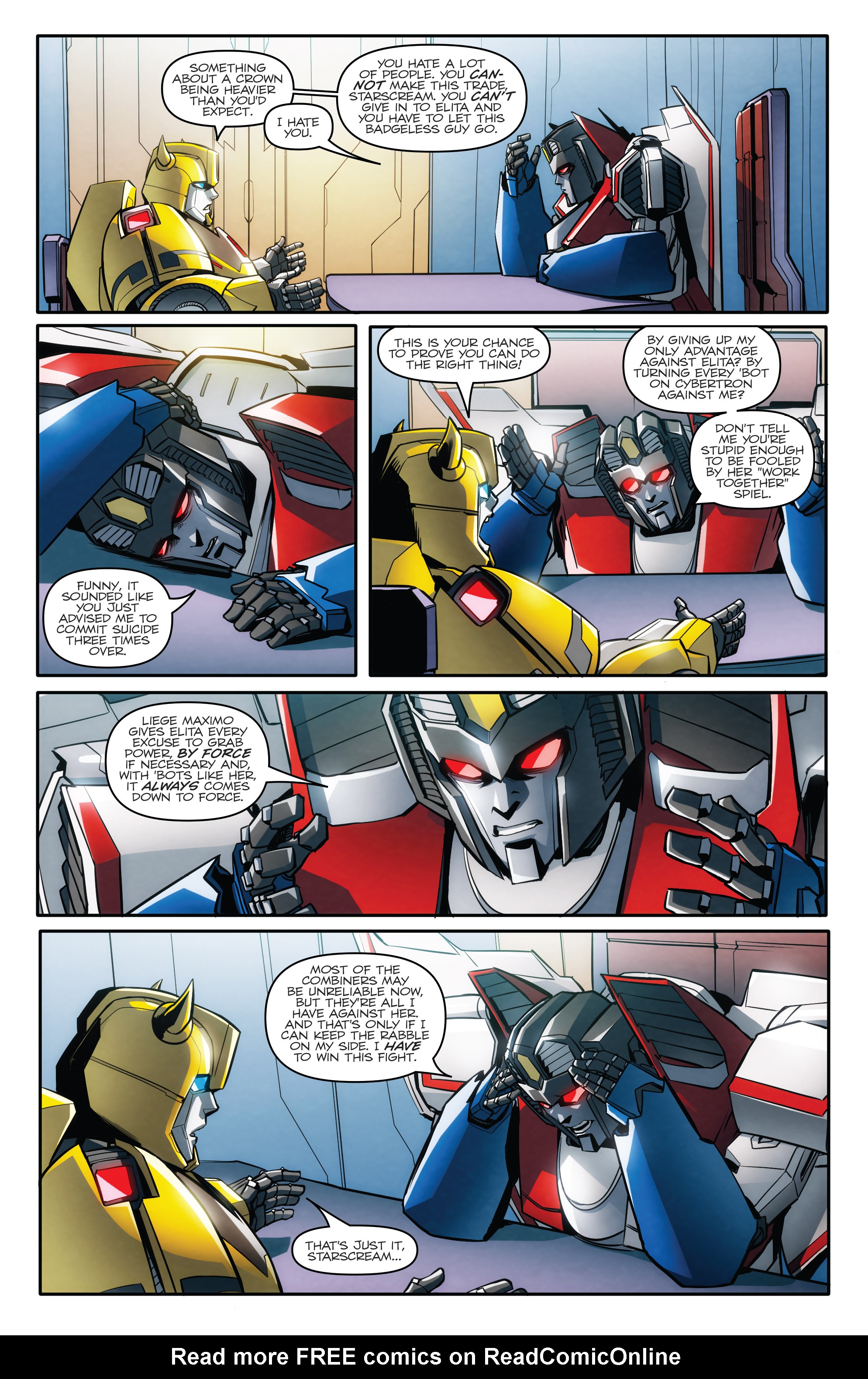Read online Transformers: Till All Are One comic -  Issue #9 - 21