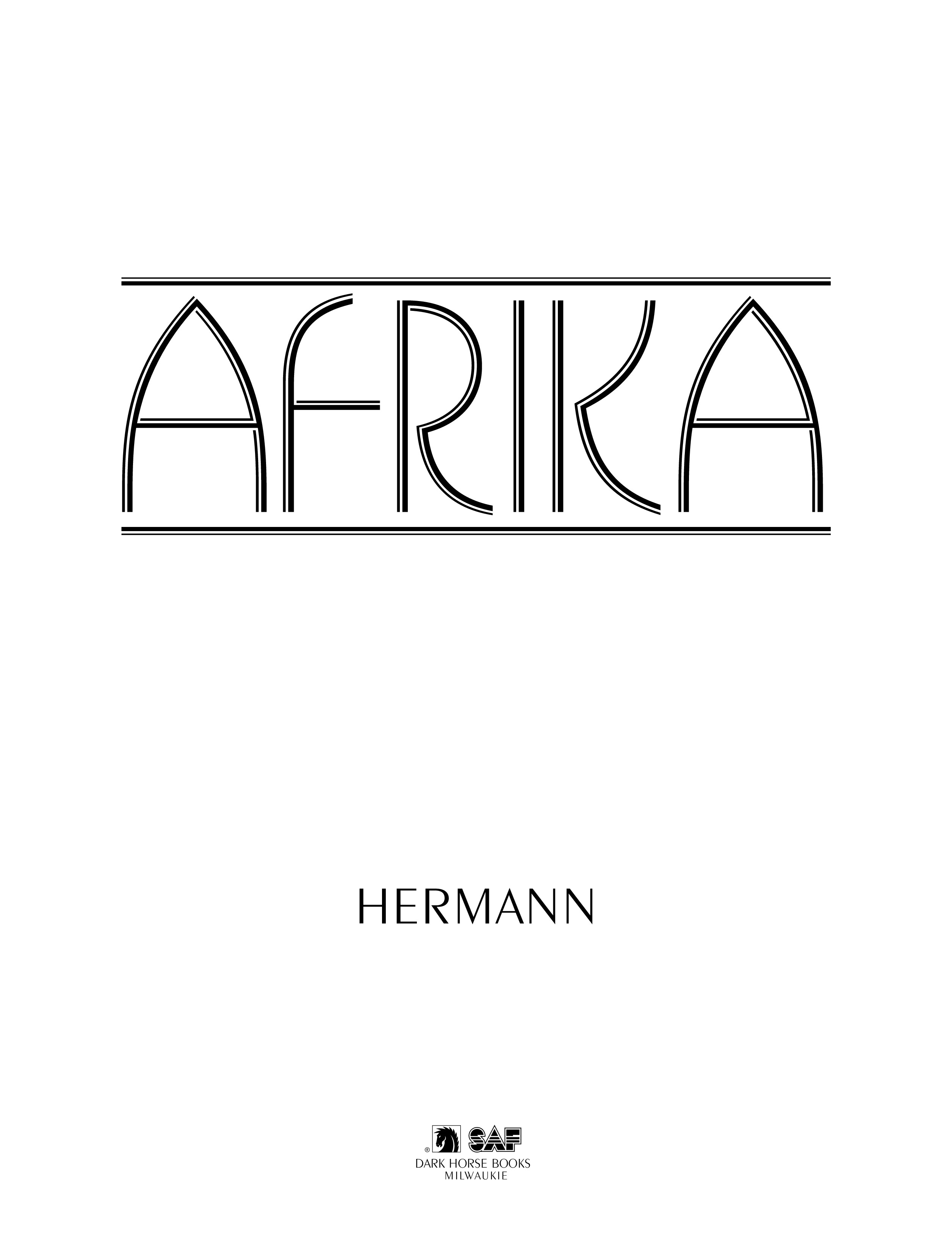 Read online Afrika comic -  Issue # TPB - 3