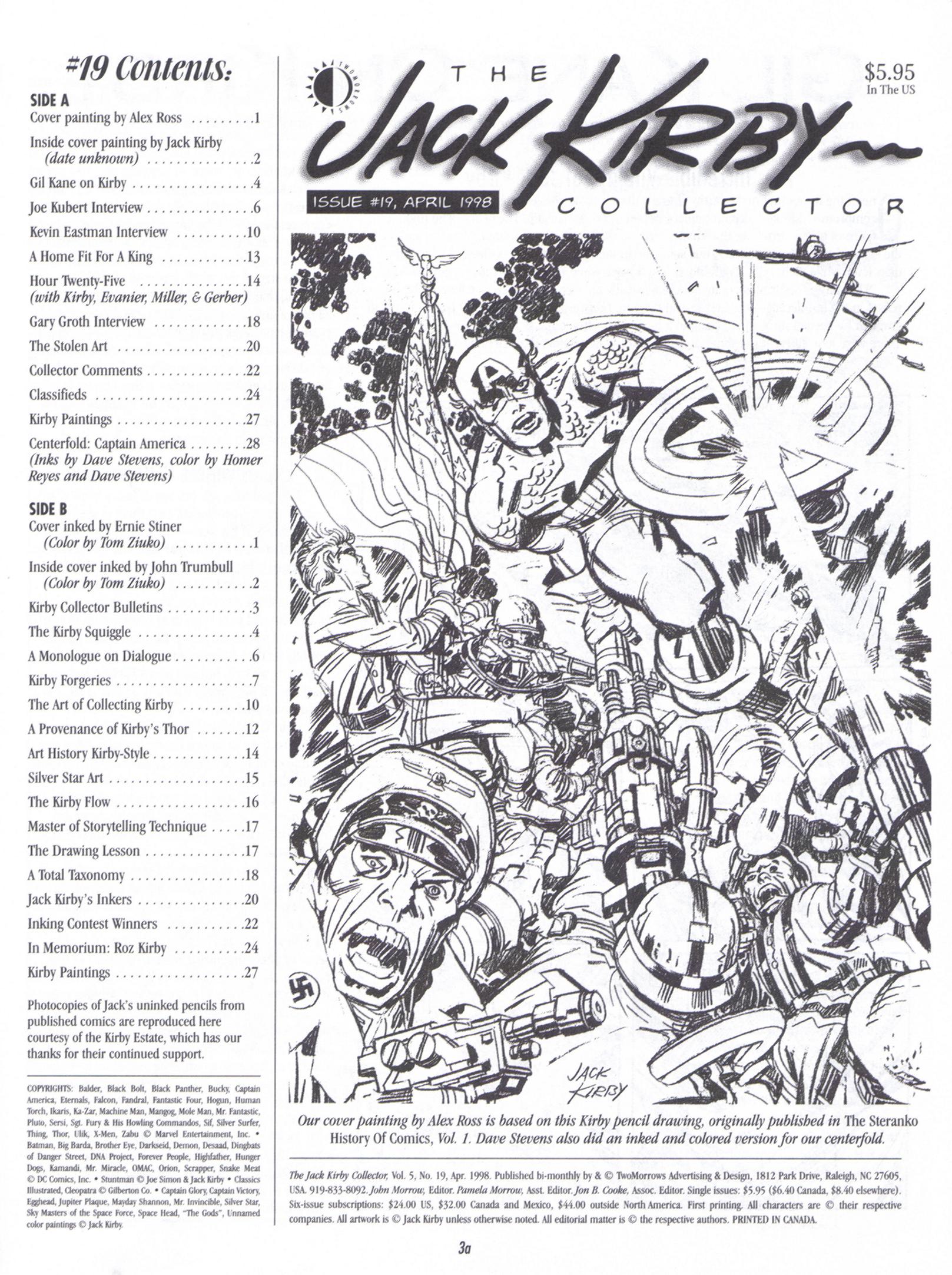Read online The Jack Kirby Collector comic -  Issue #19 - 3
