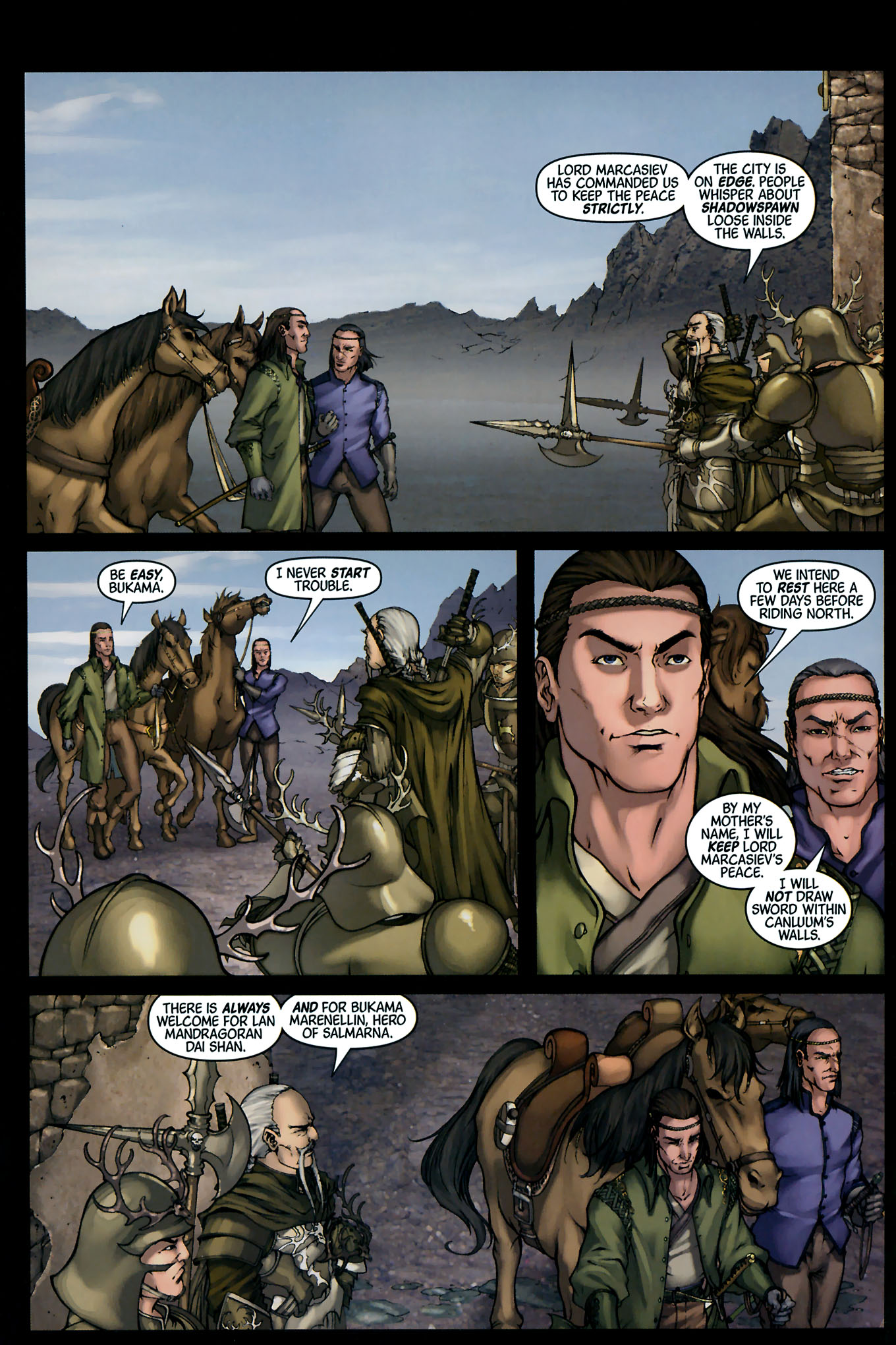 Read online Robert Jordan's The Wheel of Time: New Spring comic -  Issue #6 - 4