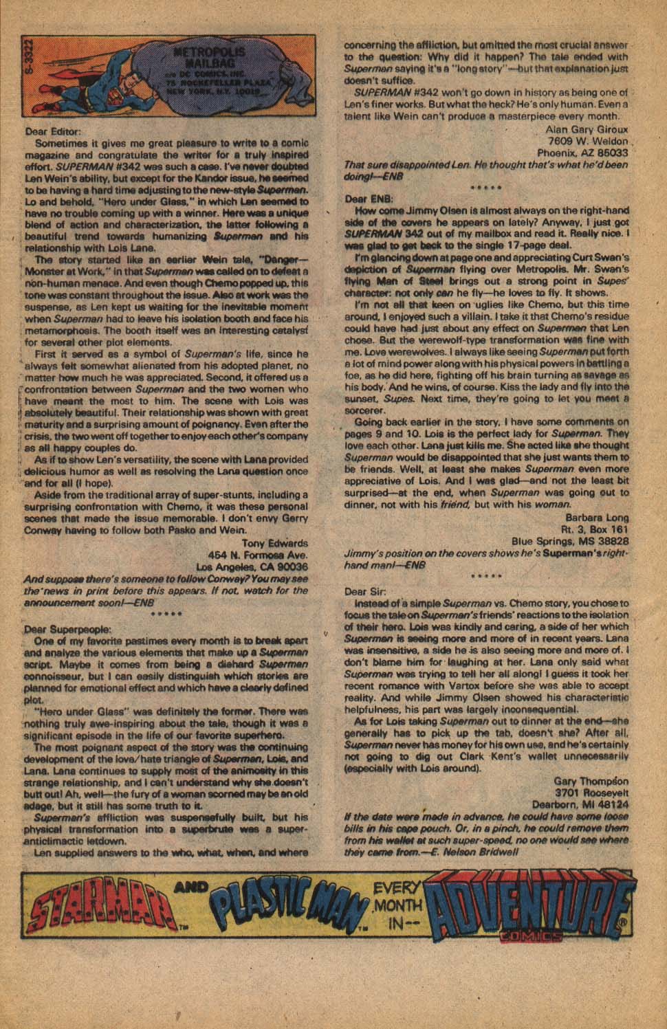 Read online Superman (1939) comic -  Issue #347 - 32