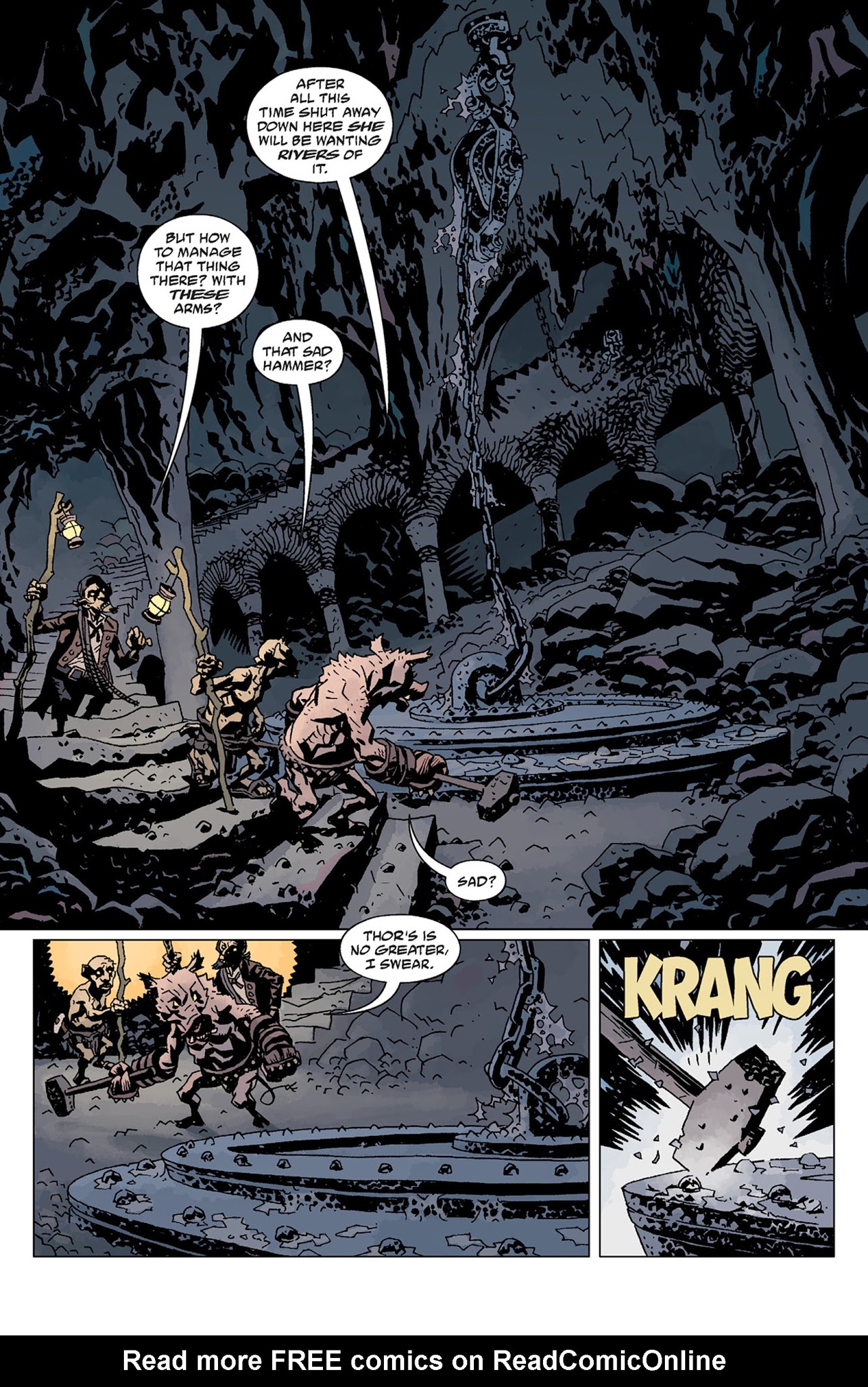 Read online Hellboy: Darkness Calls comic -  Issue # TPB - 90