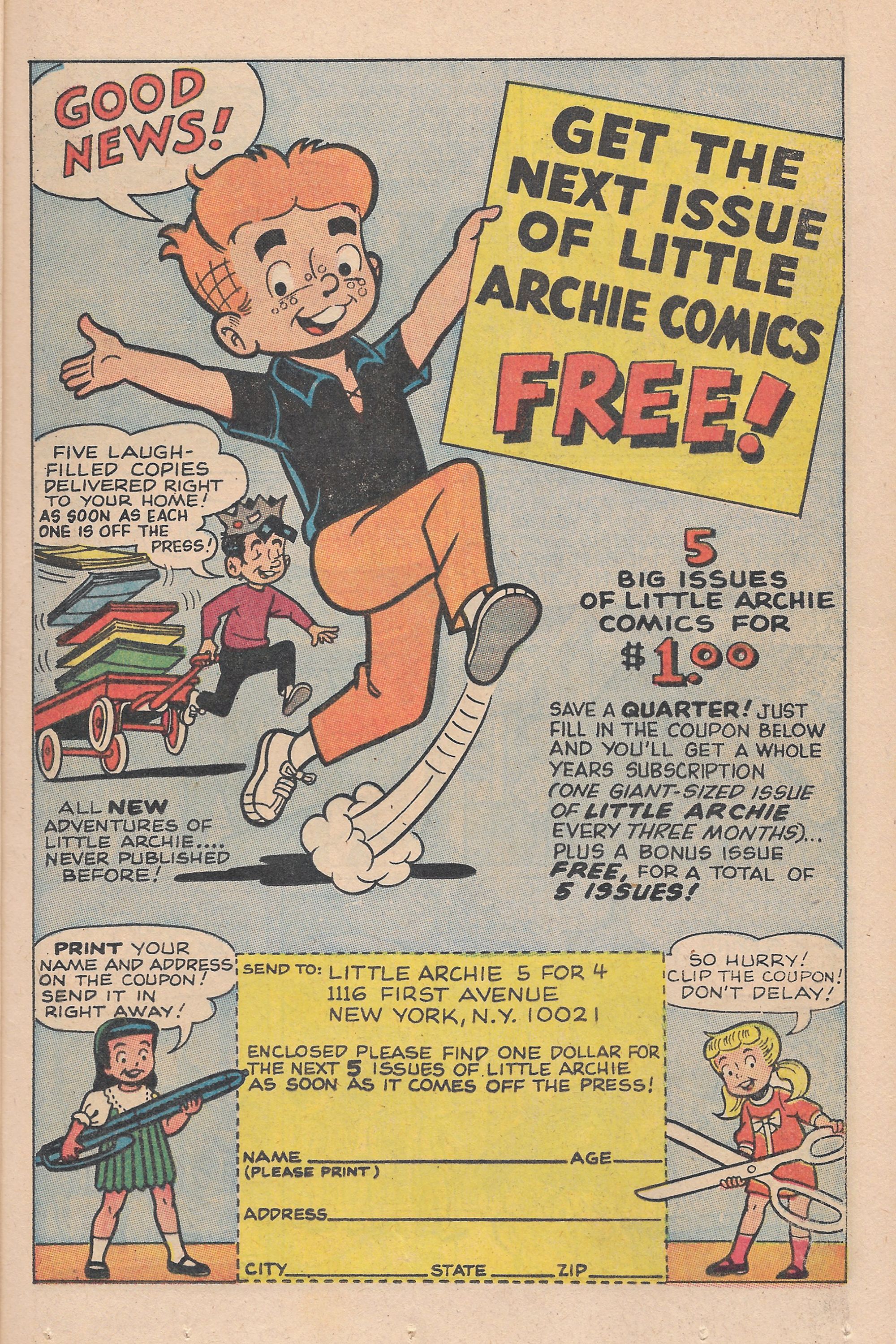 Read online The Adventures of Little Archie comic -  Issue #48 - 15