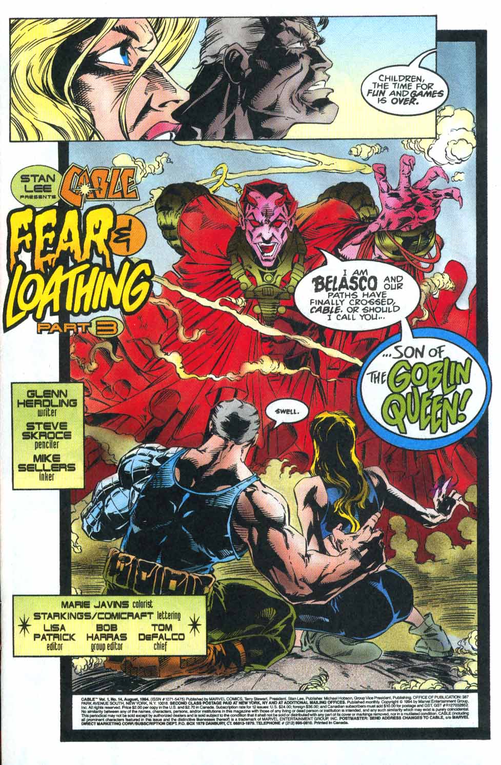Read online Cable (1993) comic -  Issue #14 - 3