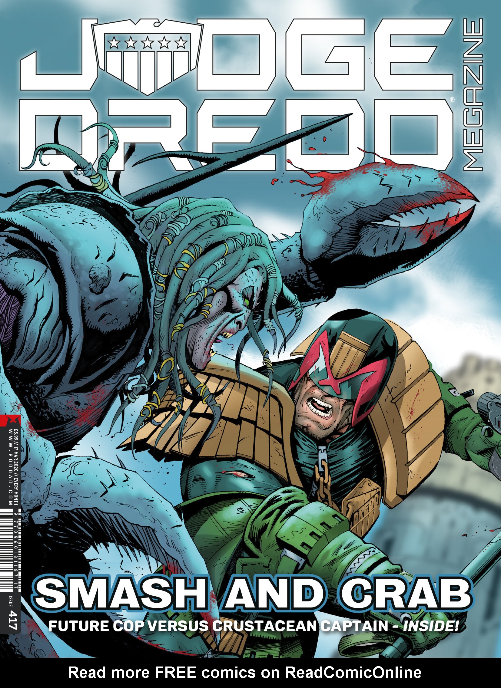 Read online Judge Dredd Megazine (Vol. 5) comic -  Issue #417 - 1