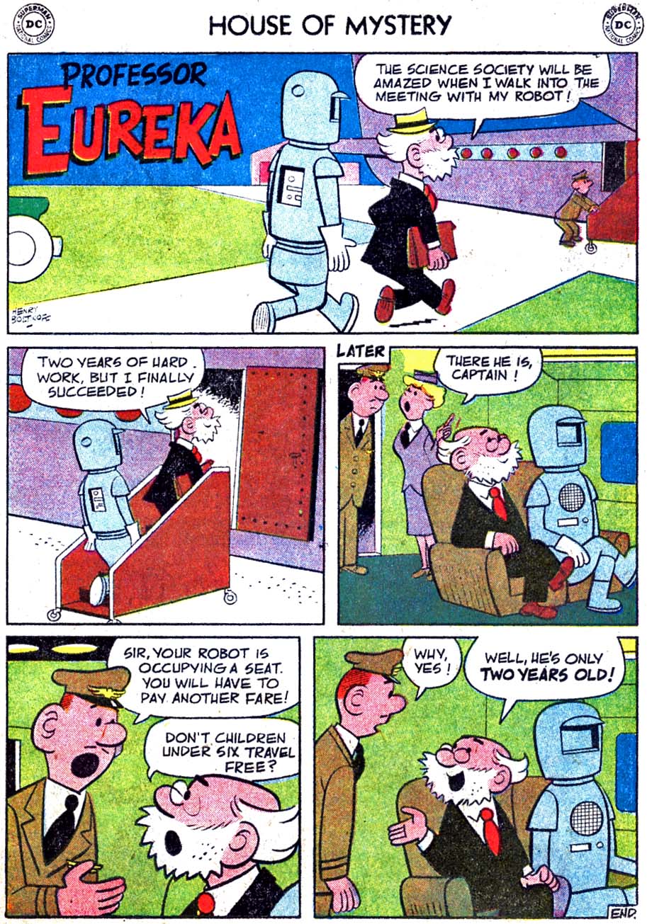 Read online House of Mystery (1951) comic -  Issue #92 - 25