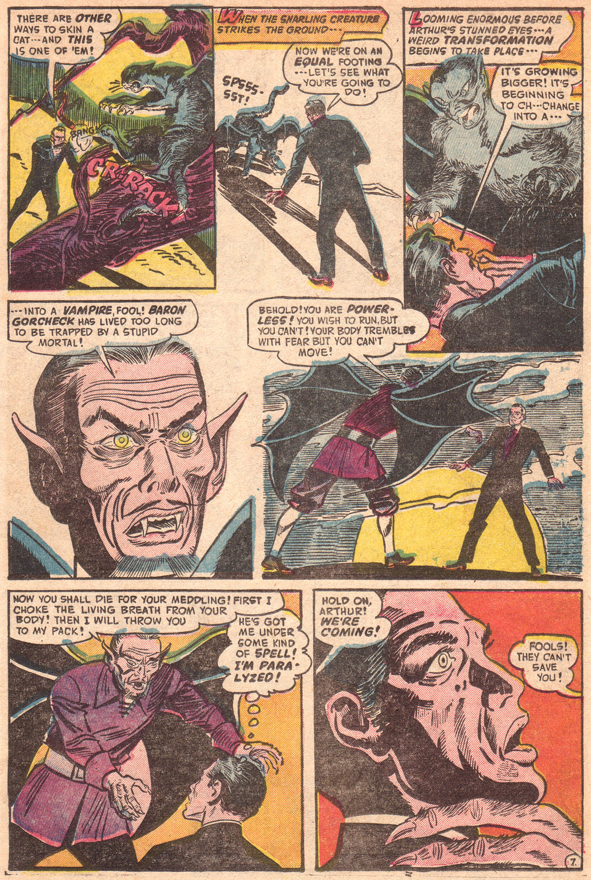 Read online Adventures Into The Unknown comic -  Issue #32 - 9