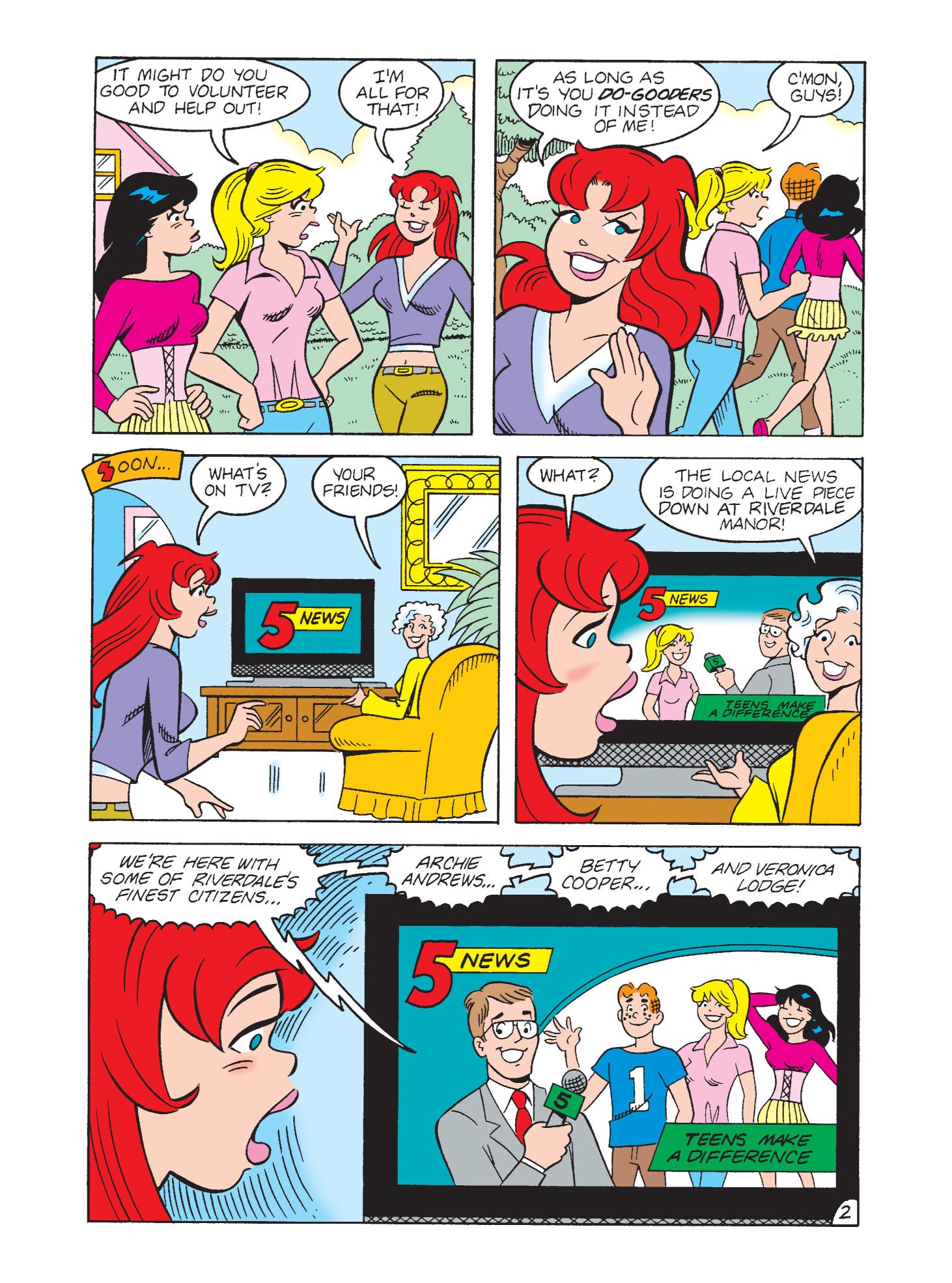 Read online Betty & Veronica Friends Double Digest comic -  Issue #226 - 124