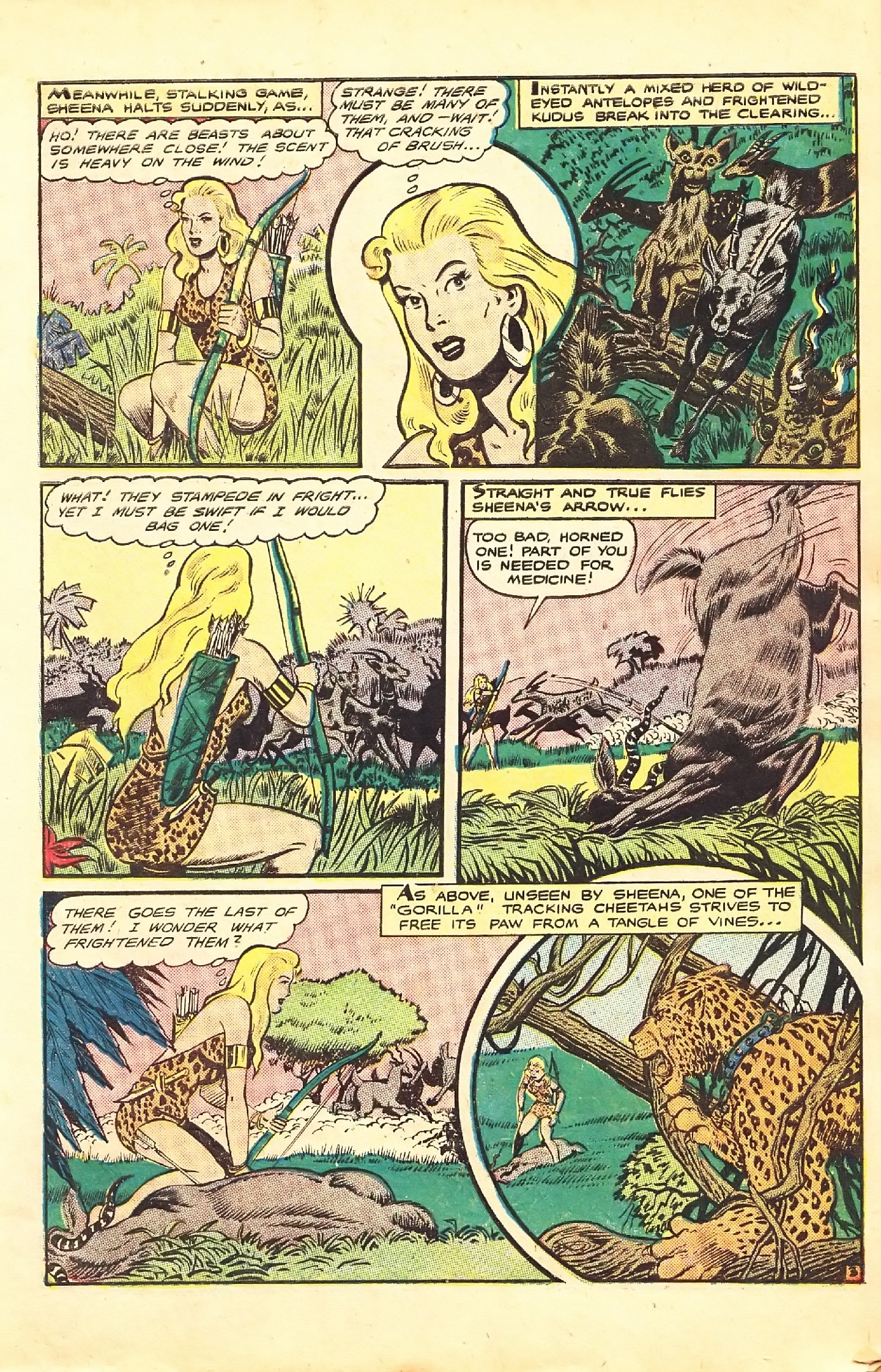 Read online Sheena, Queen of the Jungle (1942) comic -  Issue #7 - 5