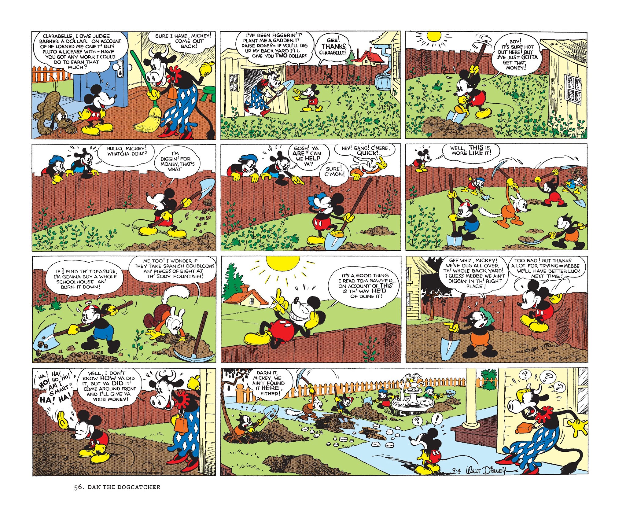 Read online Walt Disney's Mickey Mouse Color Sundays comic -  Issue # TPB 1 (Part 1) - 56