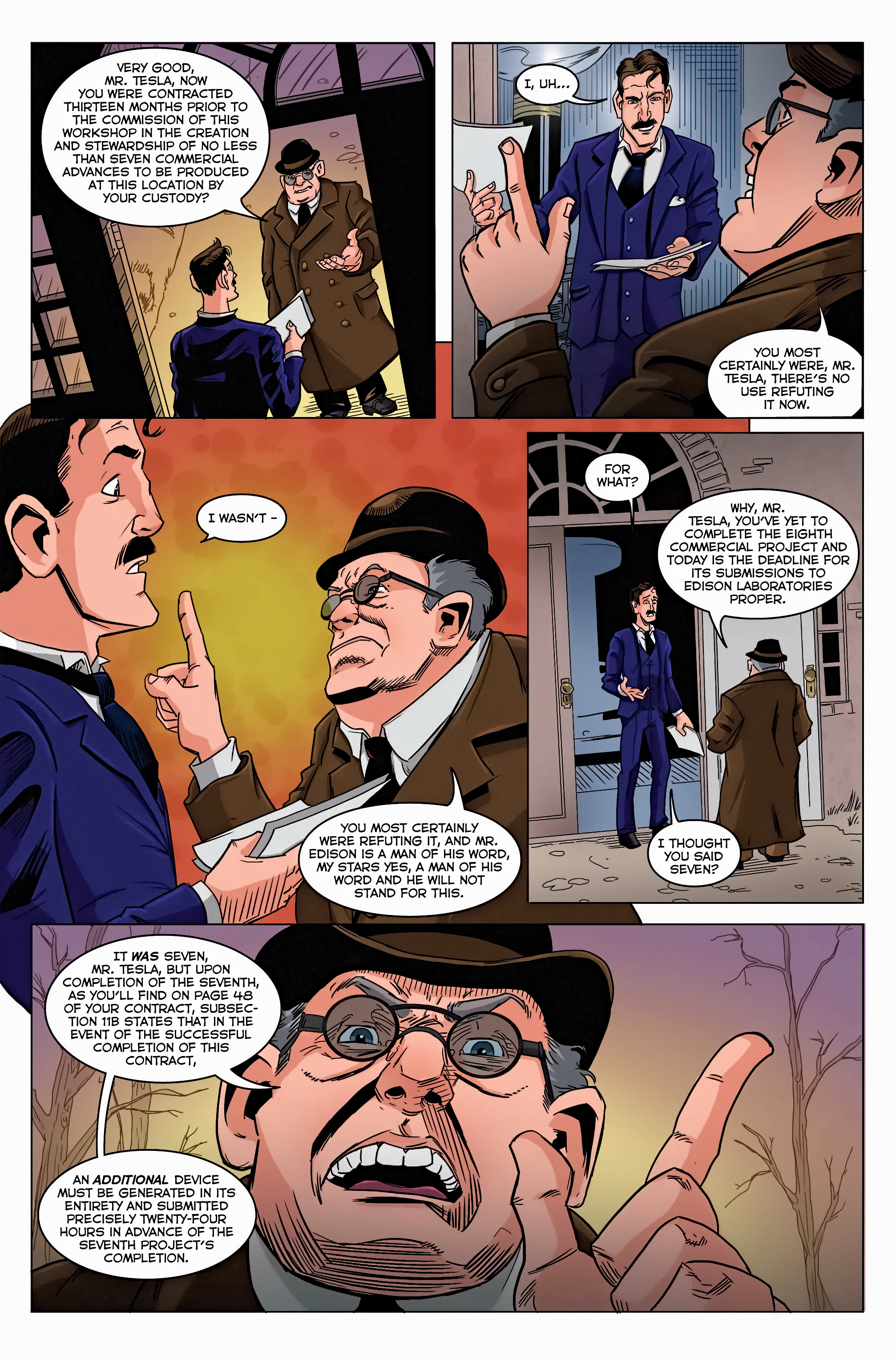 Read online Herald: Lovecraft and Tesla comic -  Issue #1 - 7