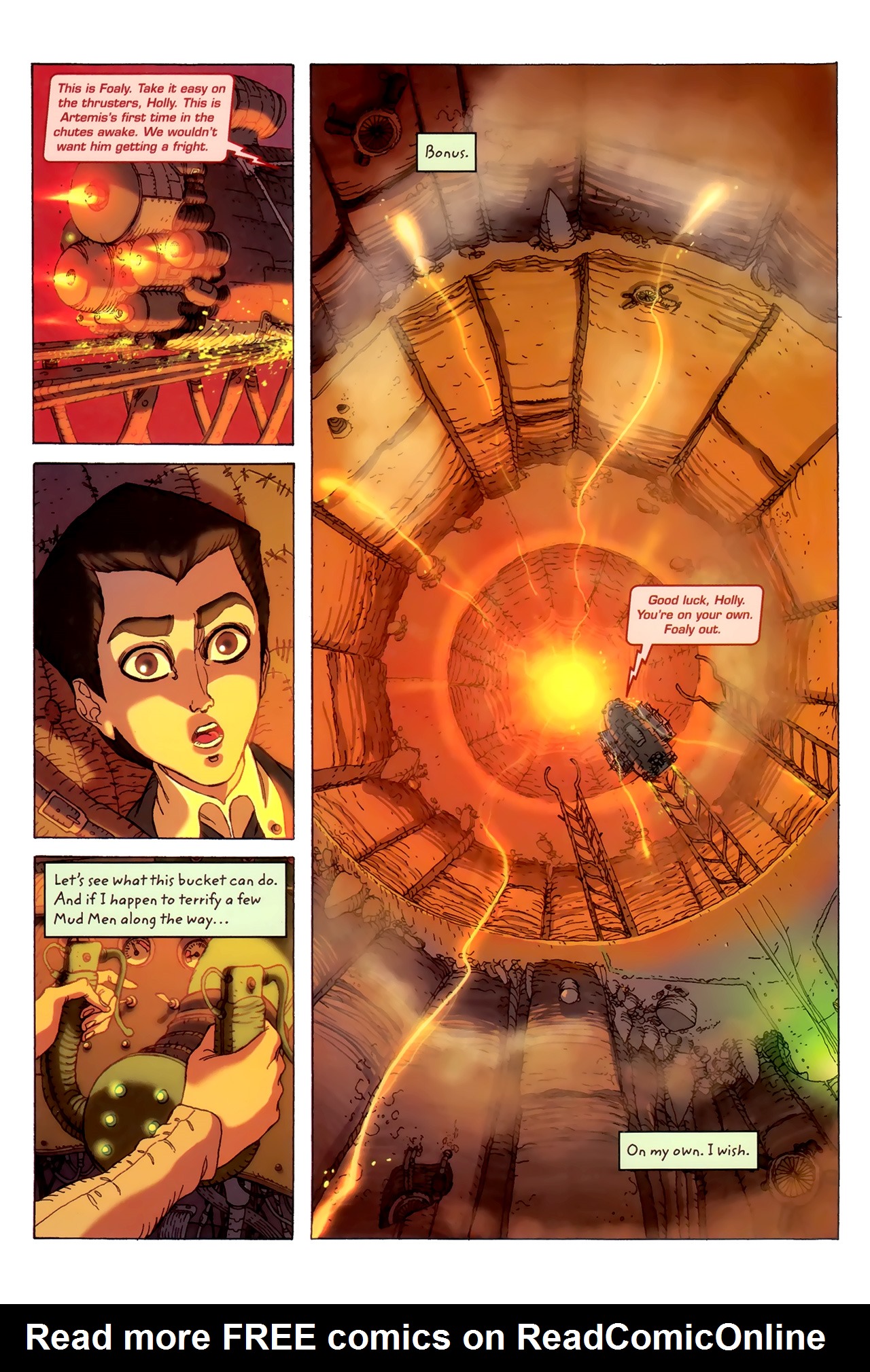 Read online Artemis Fowl: The Arctic Incident comic -  Issue # TPB - 45